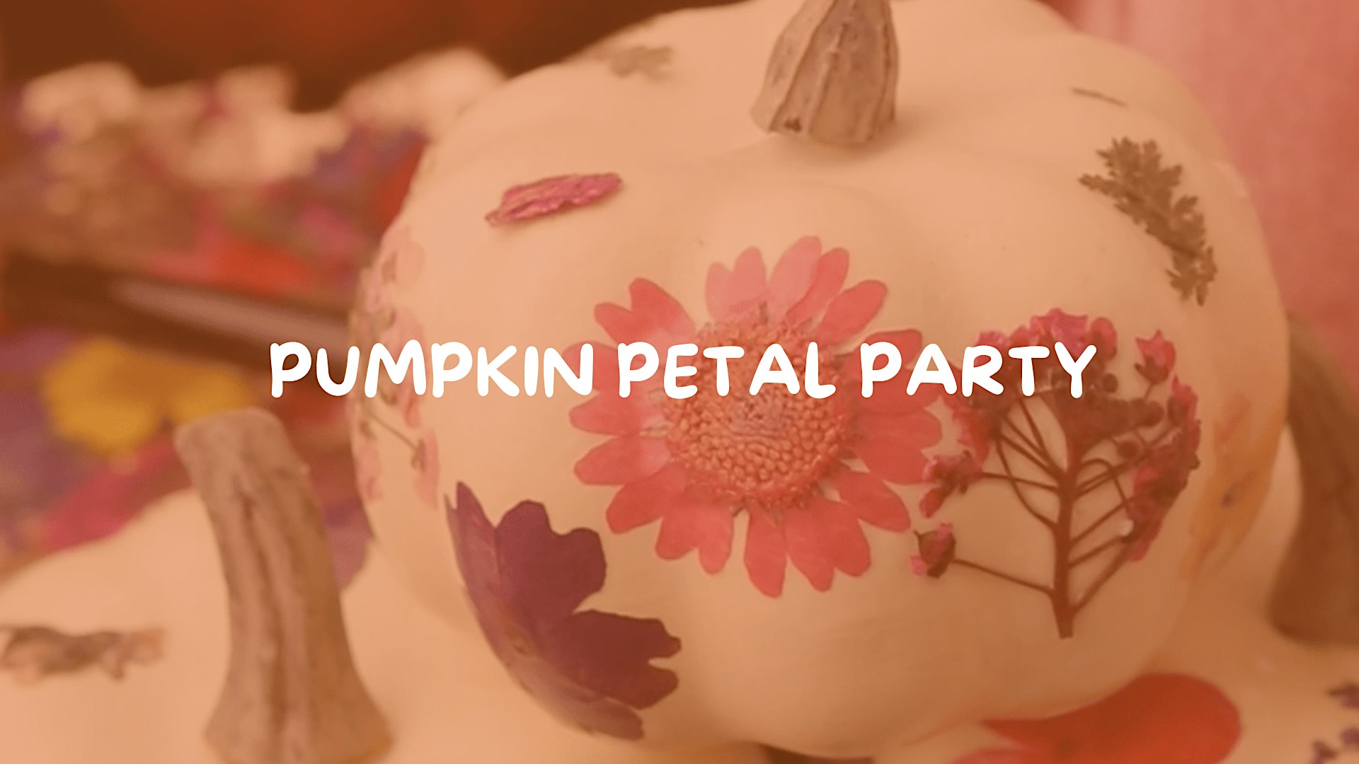 Craft & Connect: Pumpkin Petal Party