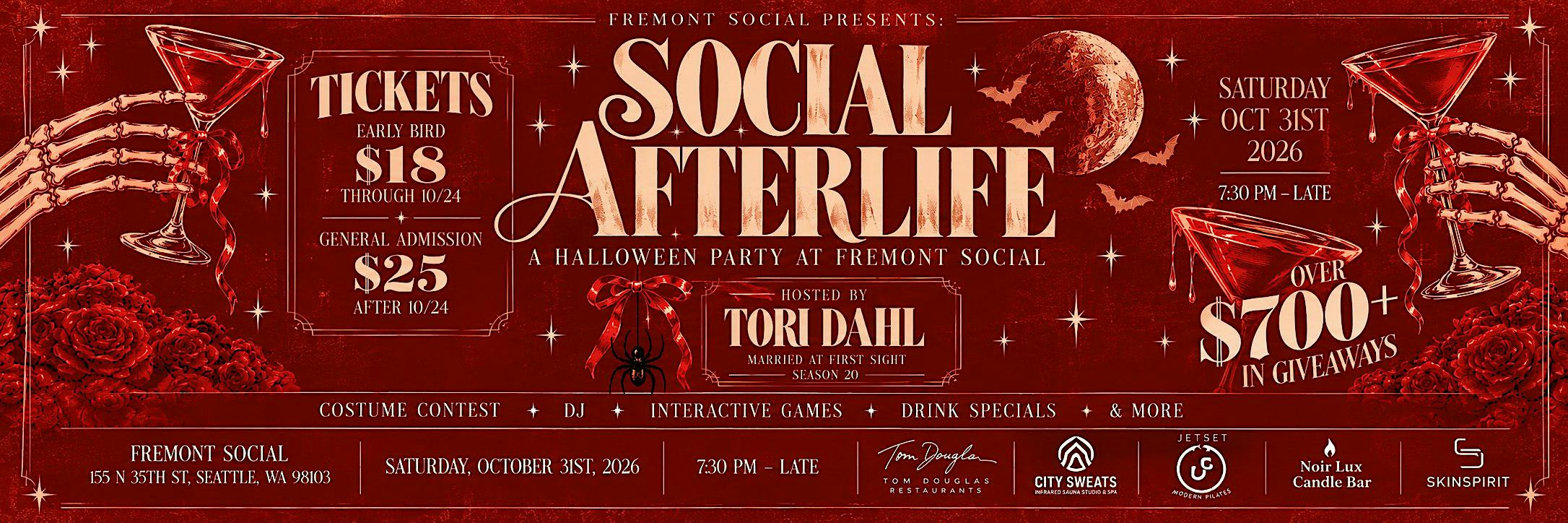 SOCIAL AFTERLIFE: Halloween Party at Fremont Social | Seattle
