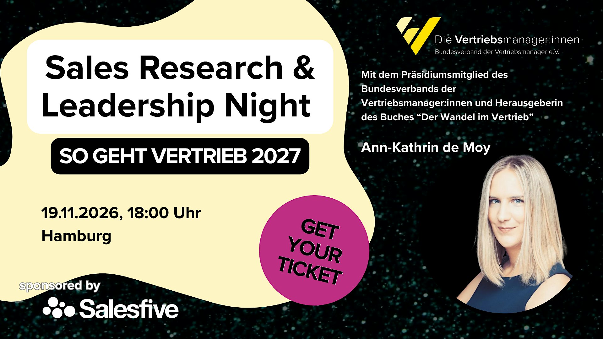 Sales Research & Leadership Night - So geht Vertrieb 2027