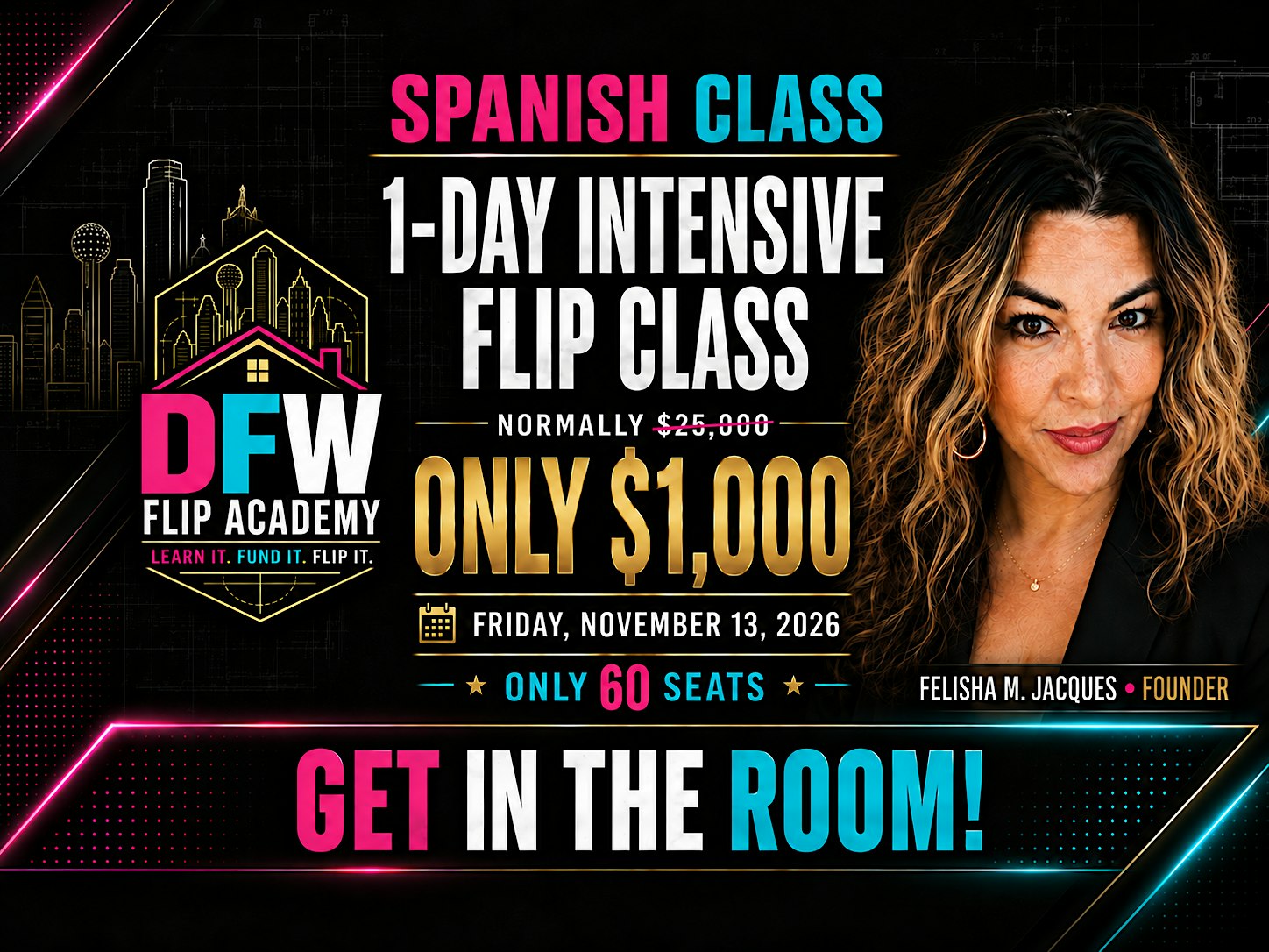 DFW Flip Academy: 1-Day Flip Class + Networking (Spanish)