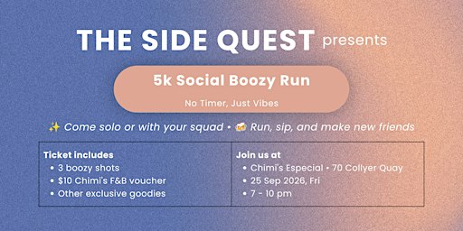 The Side Quest ⋅ 5K Social Boozy Run