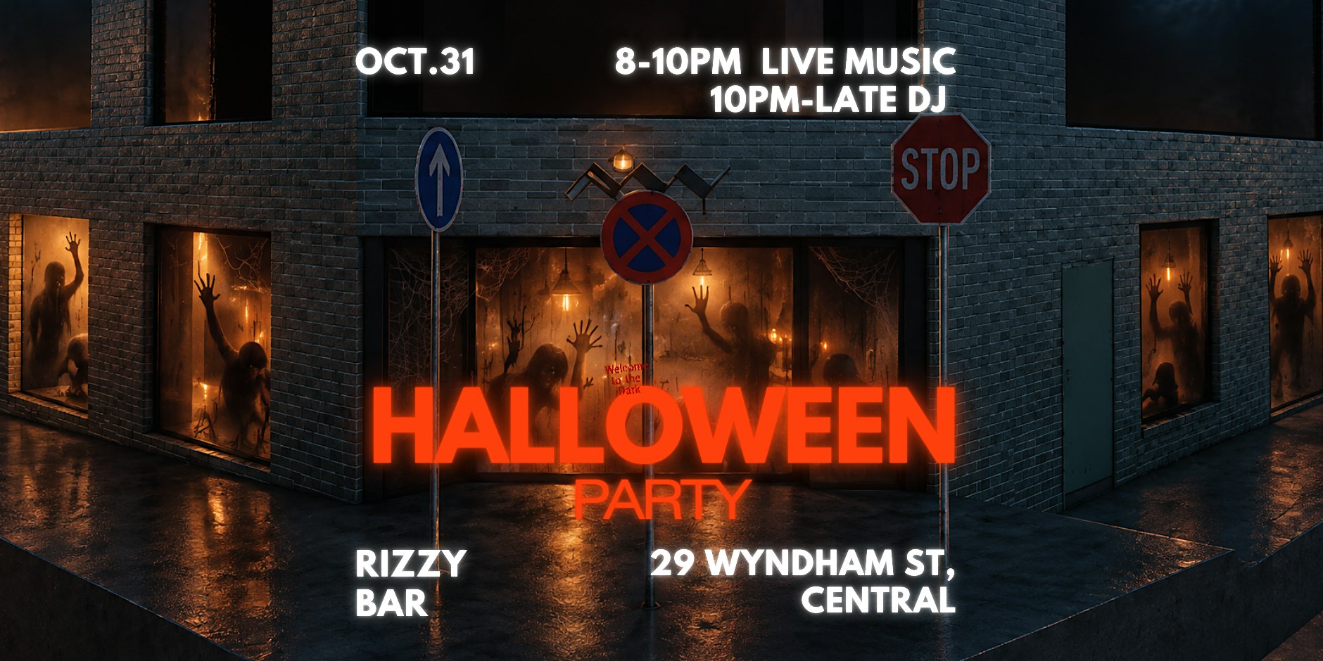 Halloween Live Music & DJ Party @Rizzy Bar