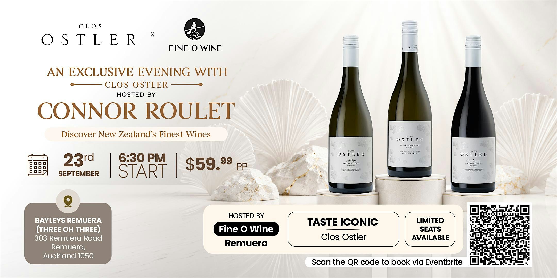 An exclusive evening with Clos Ostler-  Wine Tasting