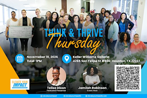 Q4 Think & Thrive Building Bridges Networking Mixer