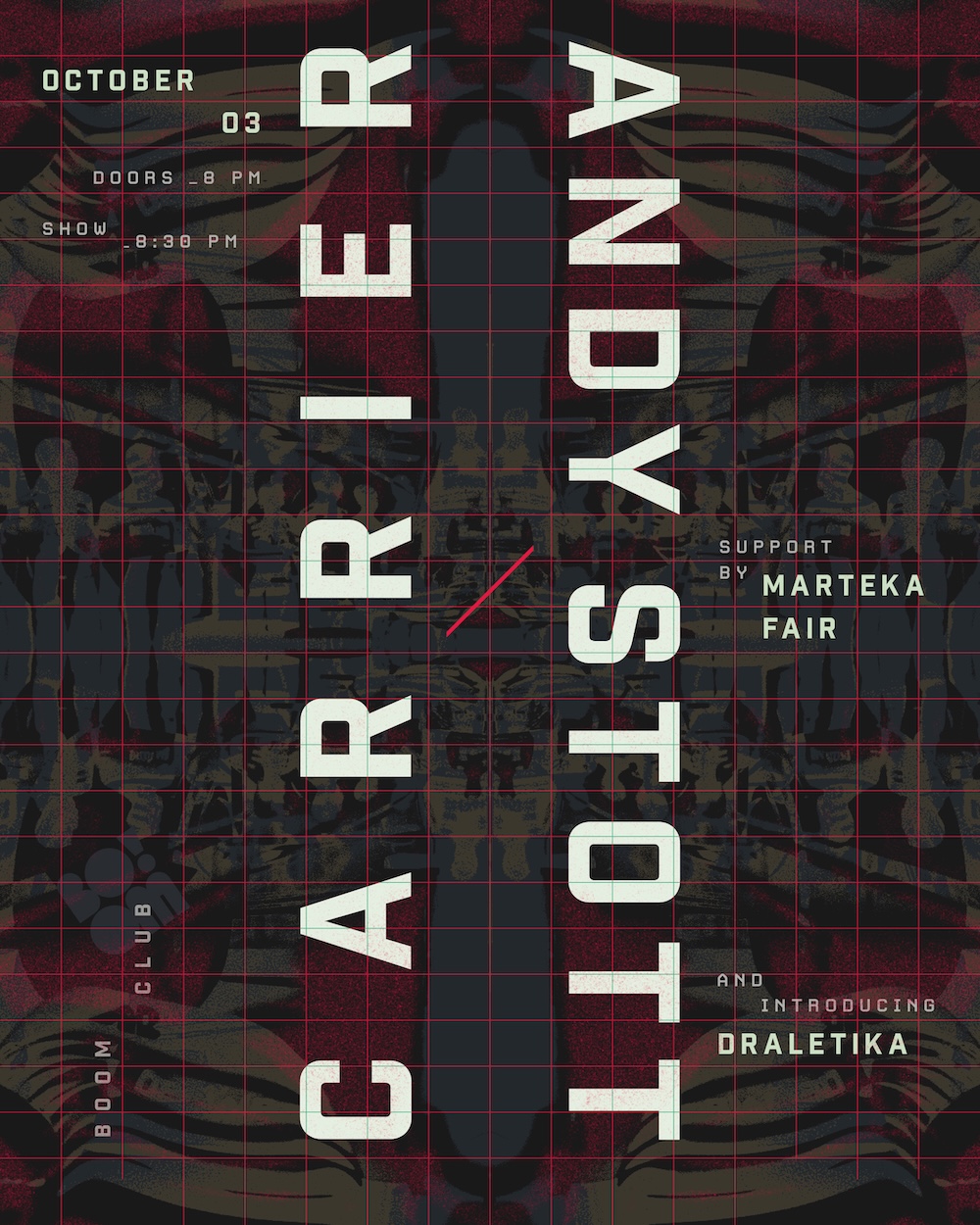 Andy Stott and Carrier with Marteka Fair, Draletika