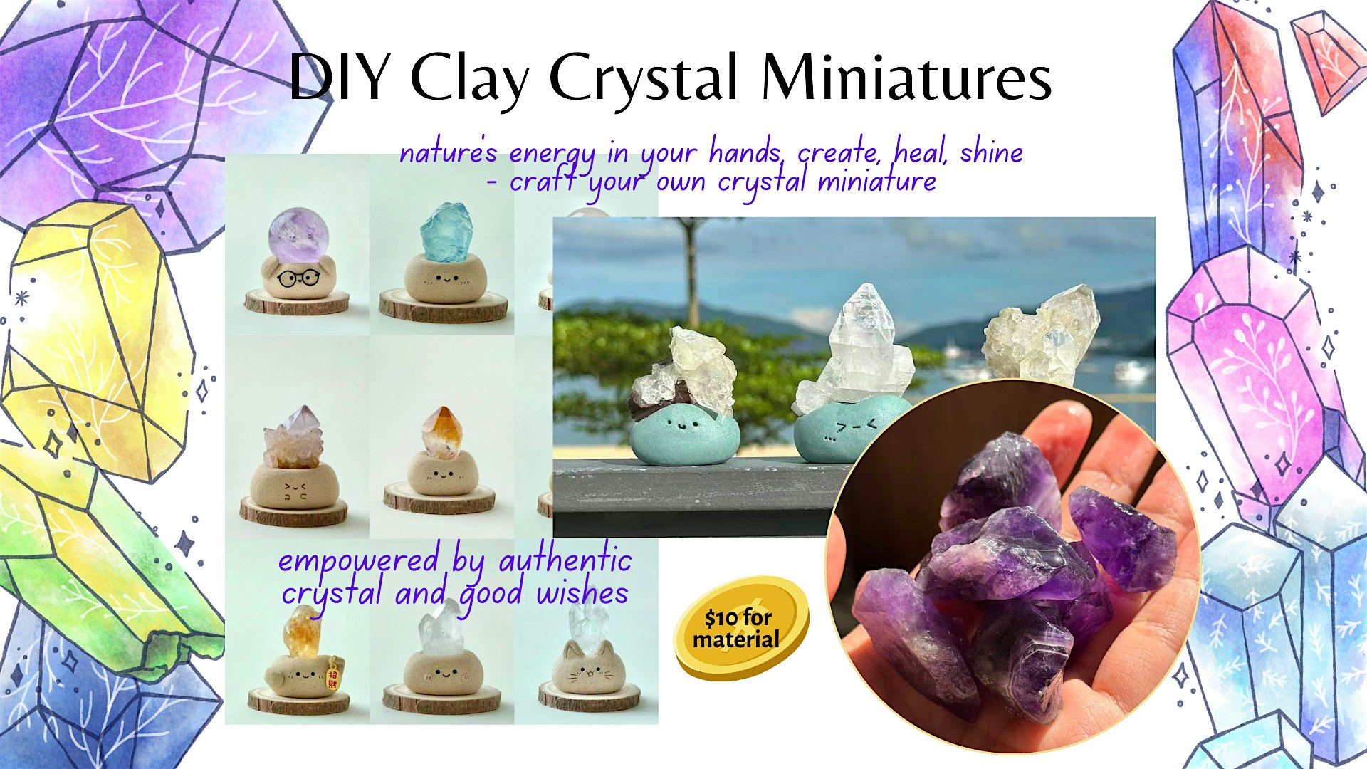 DIY Clay Crystal Miniatures [1]
