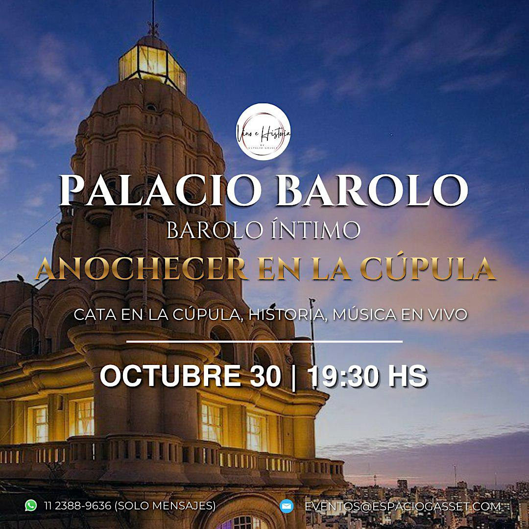 BAROLO ÍNTIMO, ANOCHECER EN LA CÚPULA: Cata + Anochecer  + música
