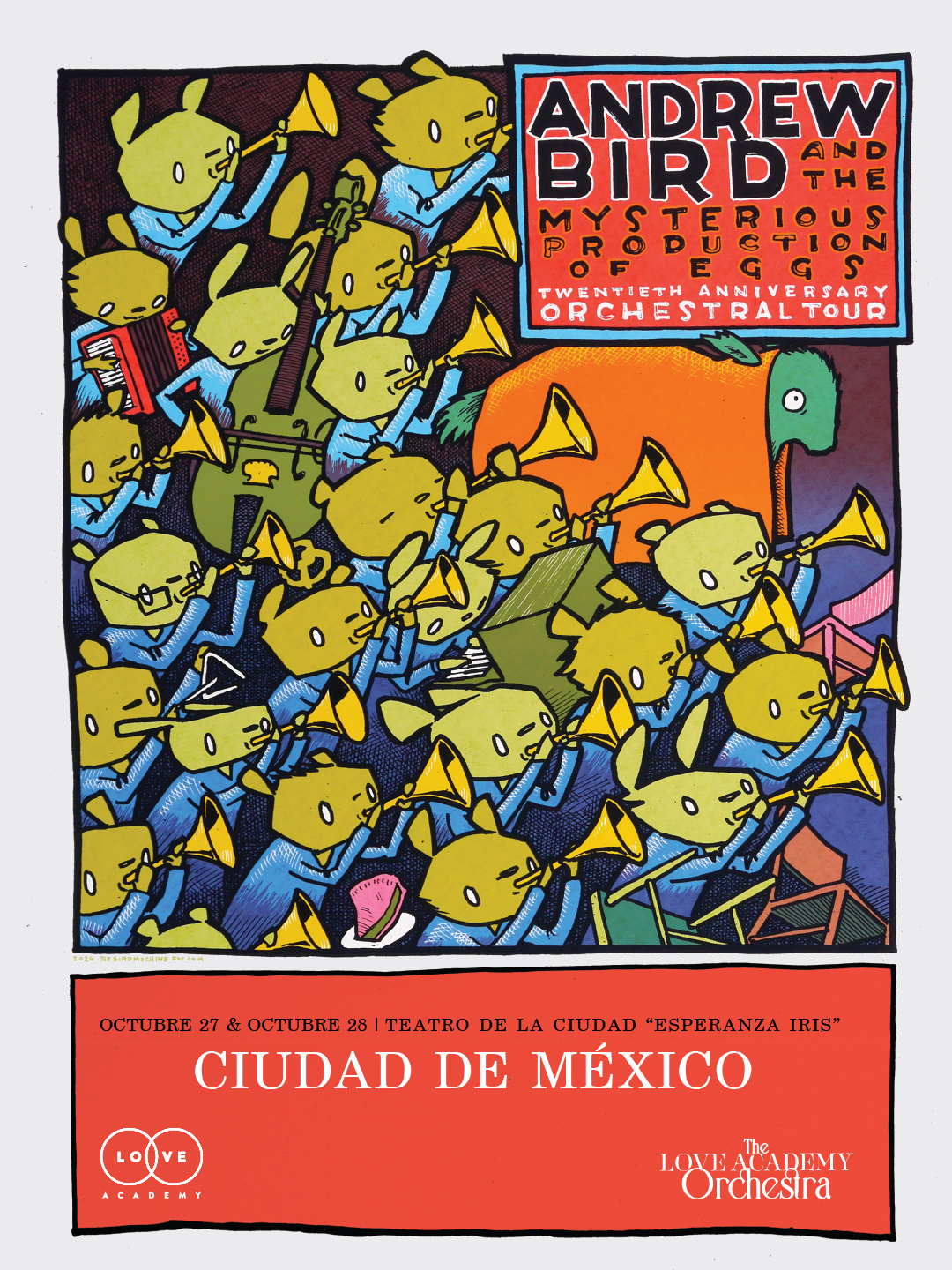 Andrew Bird & The LOVE ACADEMY Orchestra: The Mysterious Production of Eggs