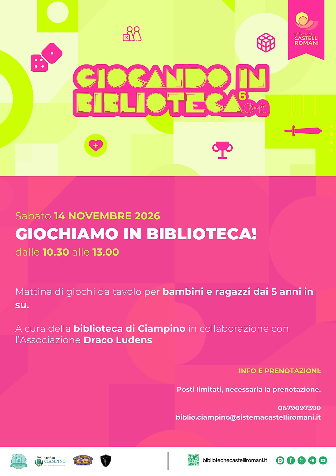 GIOCHIAMO IN BIBLIOTECA!