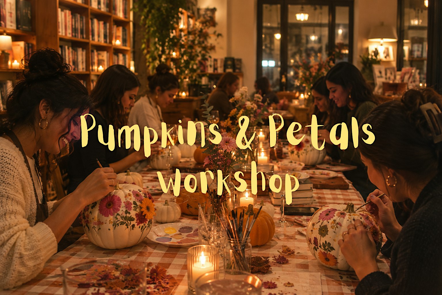 Pumpkins and Petals: A Cozy Fall Workshop