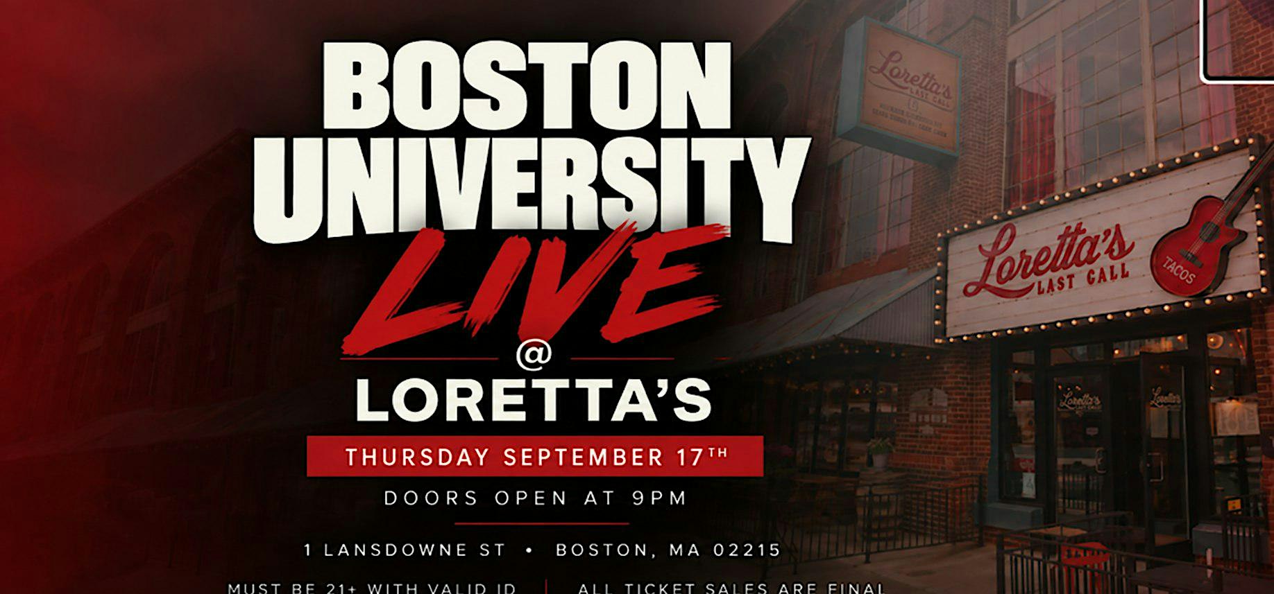 Boston University Live @ Loretta’s