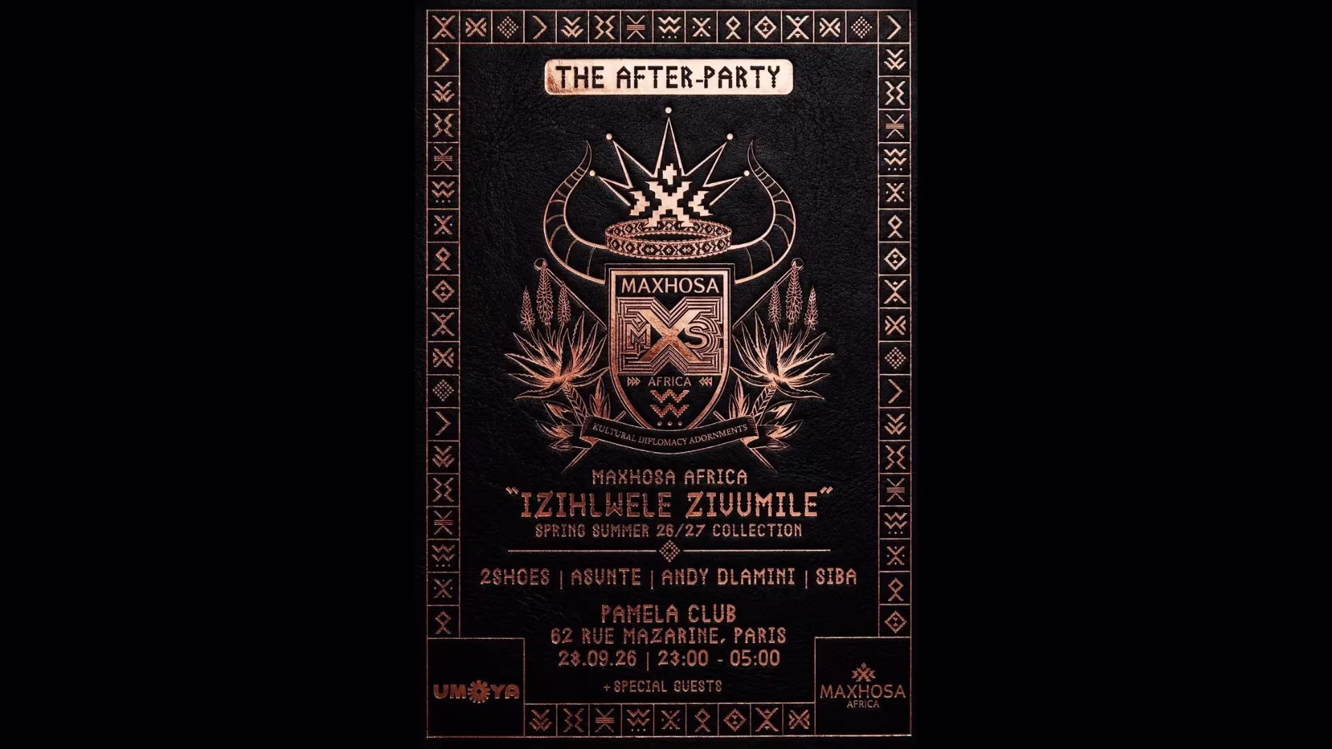 Maxhosa Afterparty (Only 20 Tickets Online)