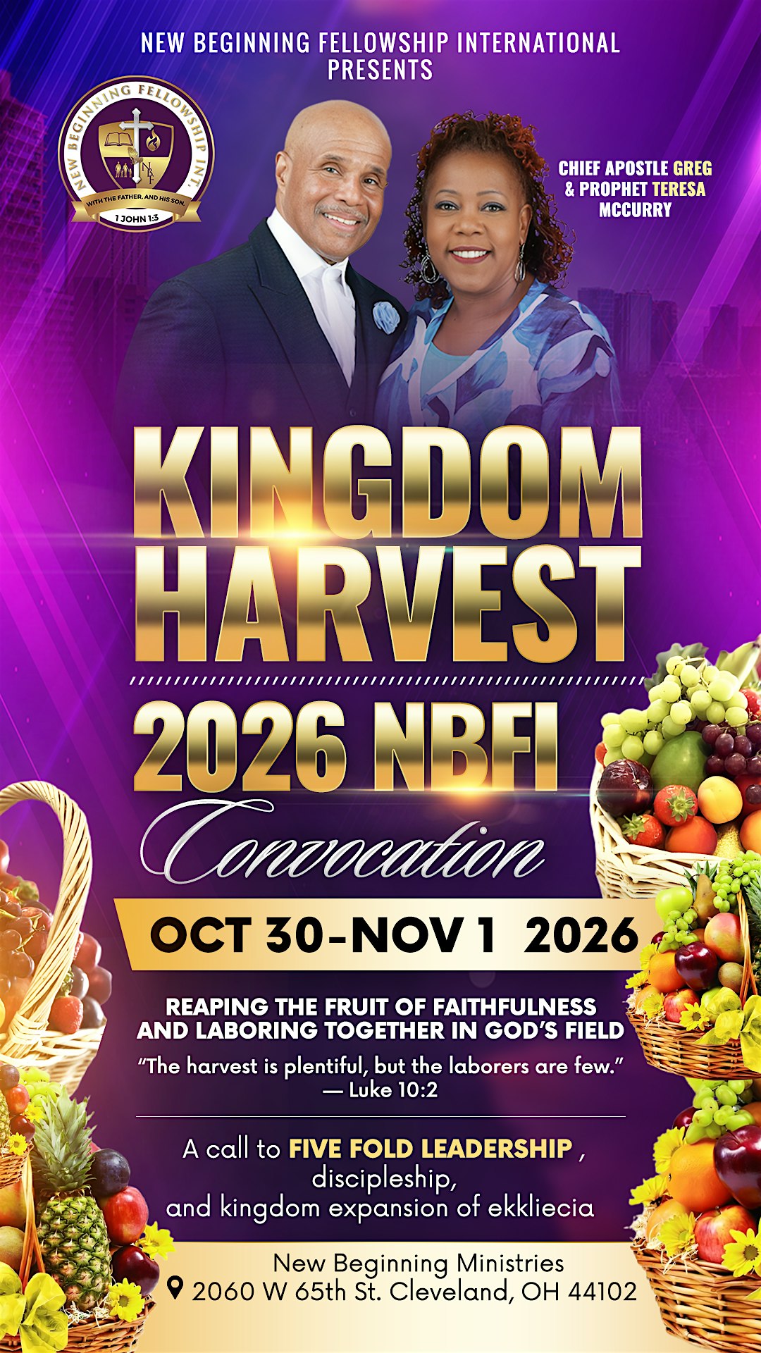 3rd Annual NBFI Convocation * Experience 3 powerful days of EQUIPPING !!!
