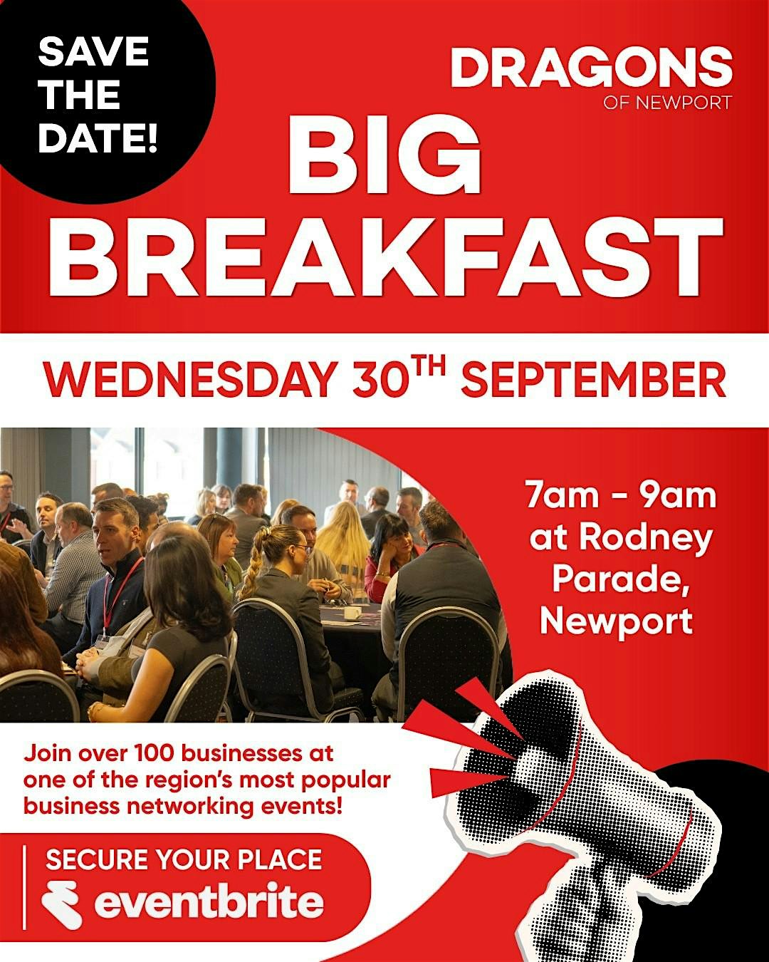 Big Breakfast Networking  for Local Businesses in South East Wales i