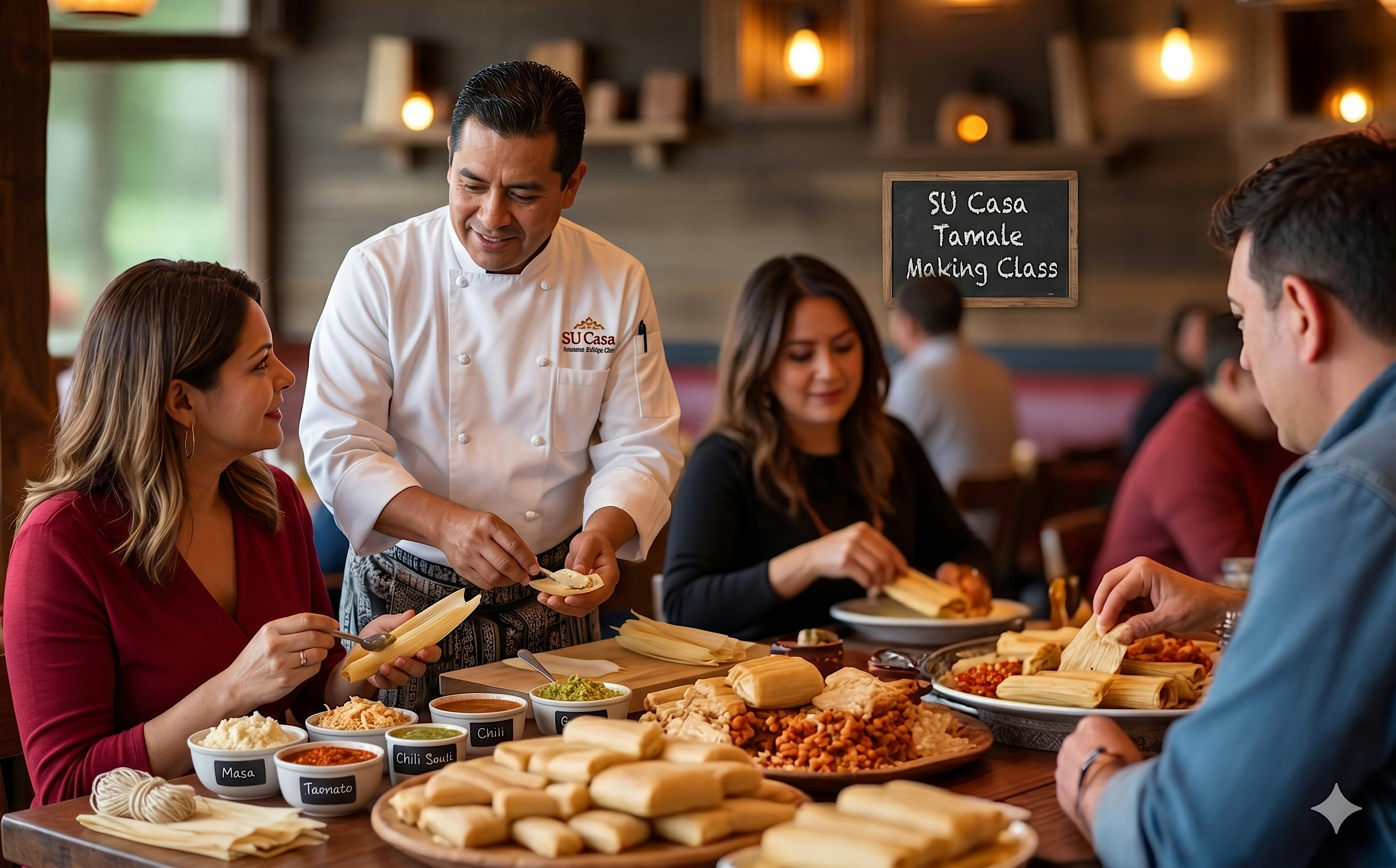 Tamales and Tacos Cooking Class at Su Casa