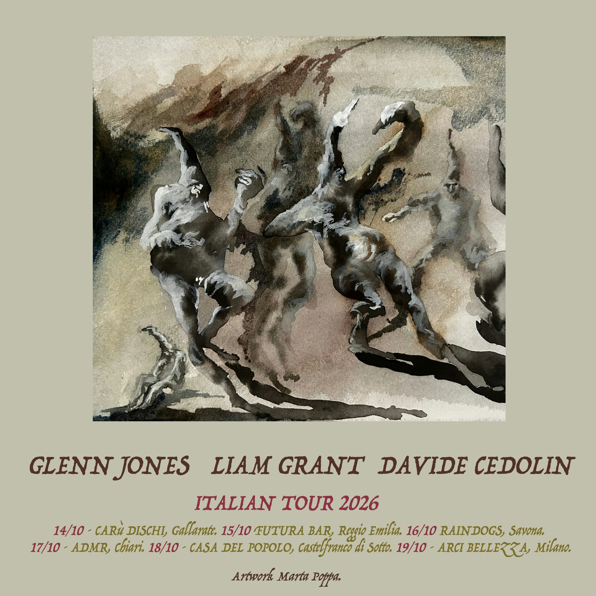 Glenn Jones / Liam Grant / Davide Cedolin 