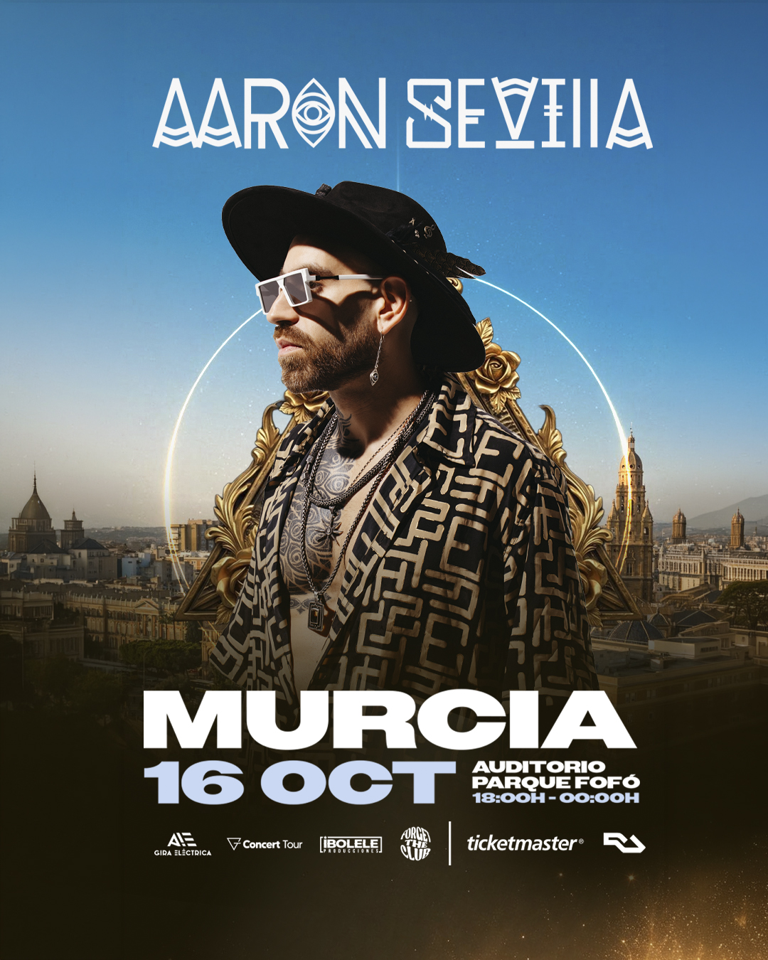AARON SEVILLA at Auditorio Parque Fofo, Murcia
