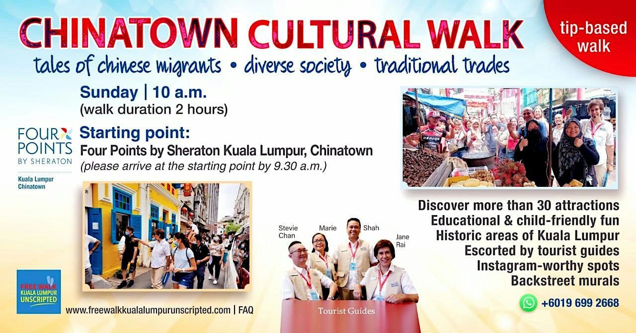 Chinatown Cultural Walk in Kuala Lumpur (tip-based)-Sunday session