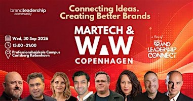 Martech and Web Analytics Wednesday CPH - Brand Leadership Connect 2026 Q3