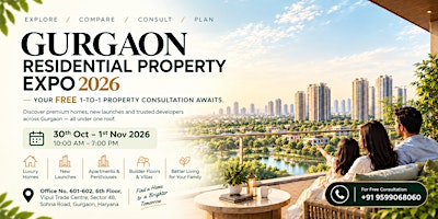 Gurgaon Residential Property Expo 2026 – Get Your FREE 1-to-1 Property.