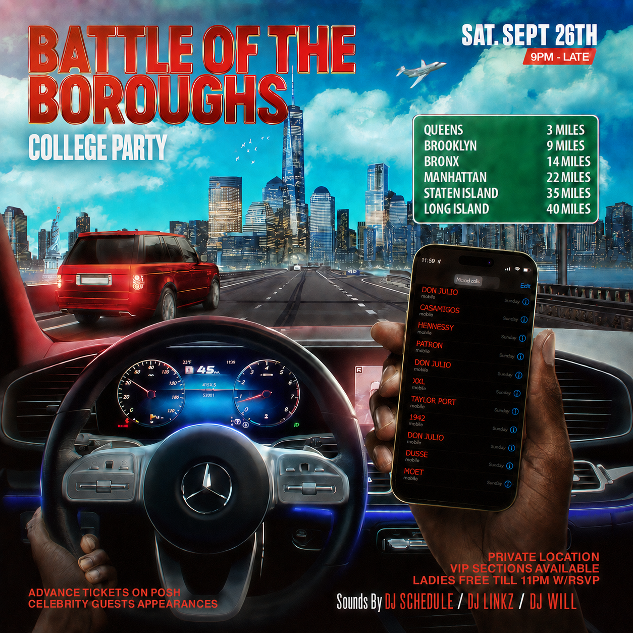Battle Of The Boroughs College Party