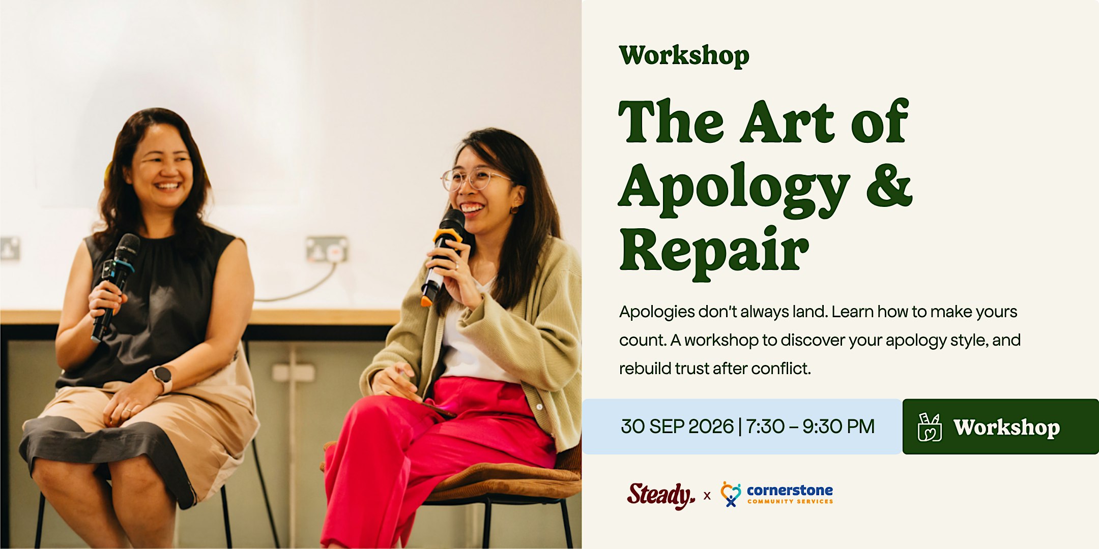 The Art of Apology & Repair [A Workshop]