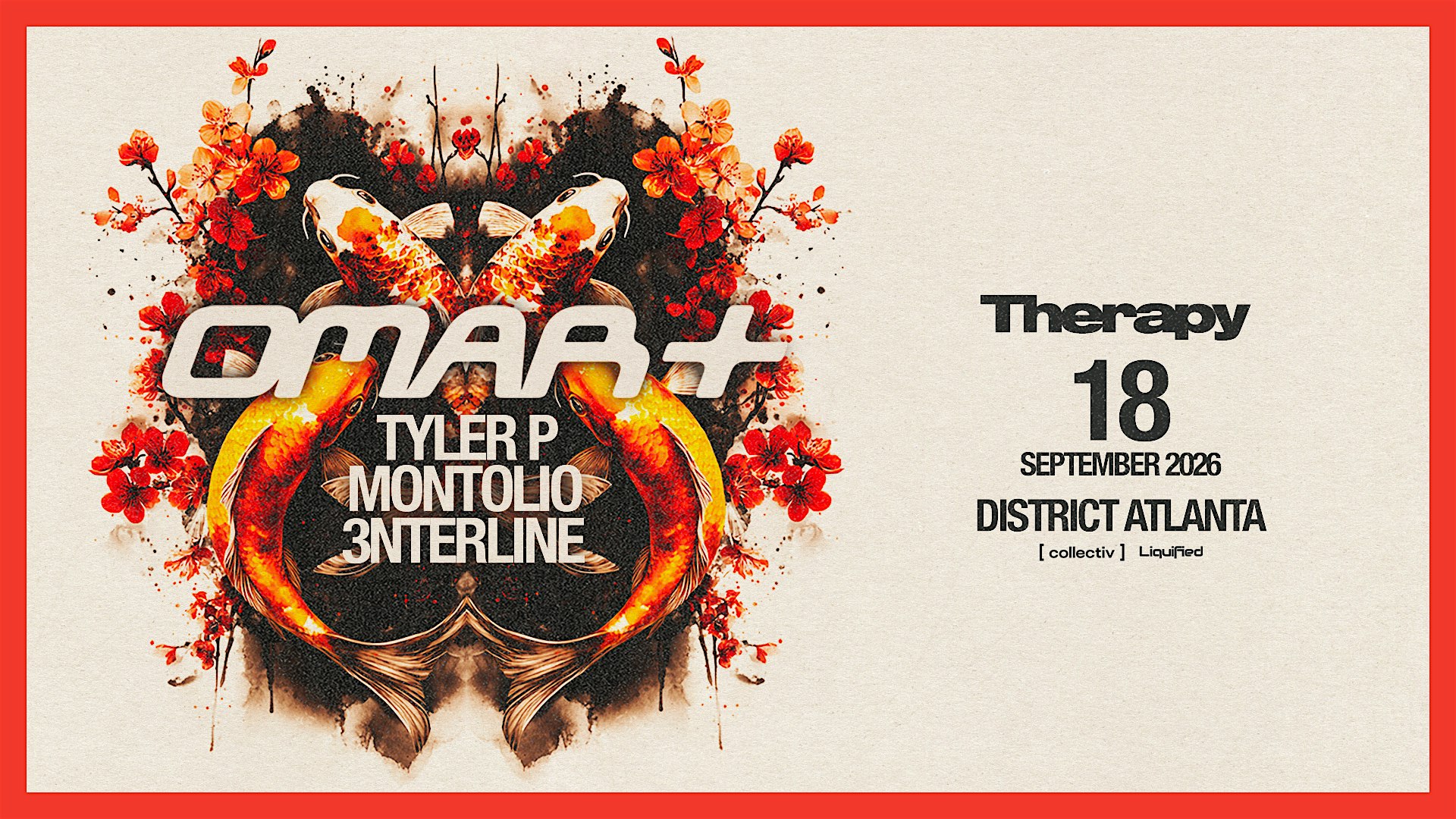 Omar+ | Friday September 18th 2026 | District Atlanta