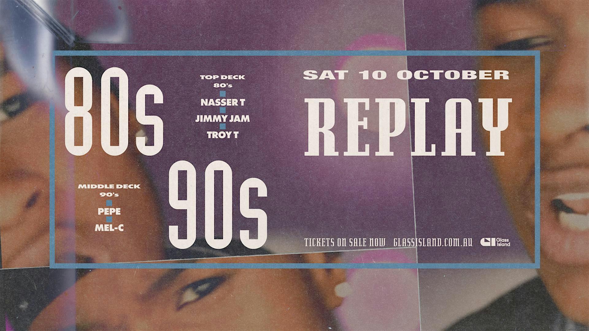 Glass Island - 80's & 90's REPLAY - Sat 10 Oct 2026