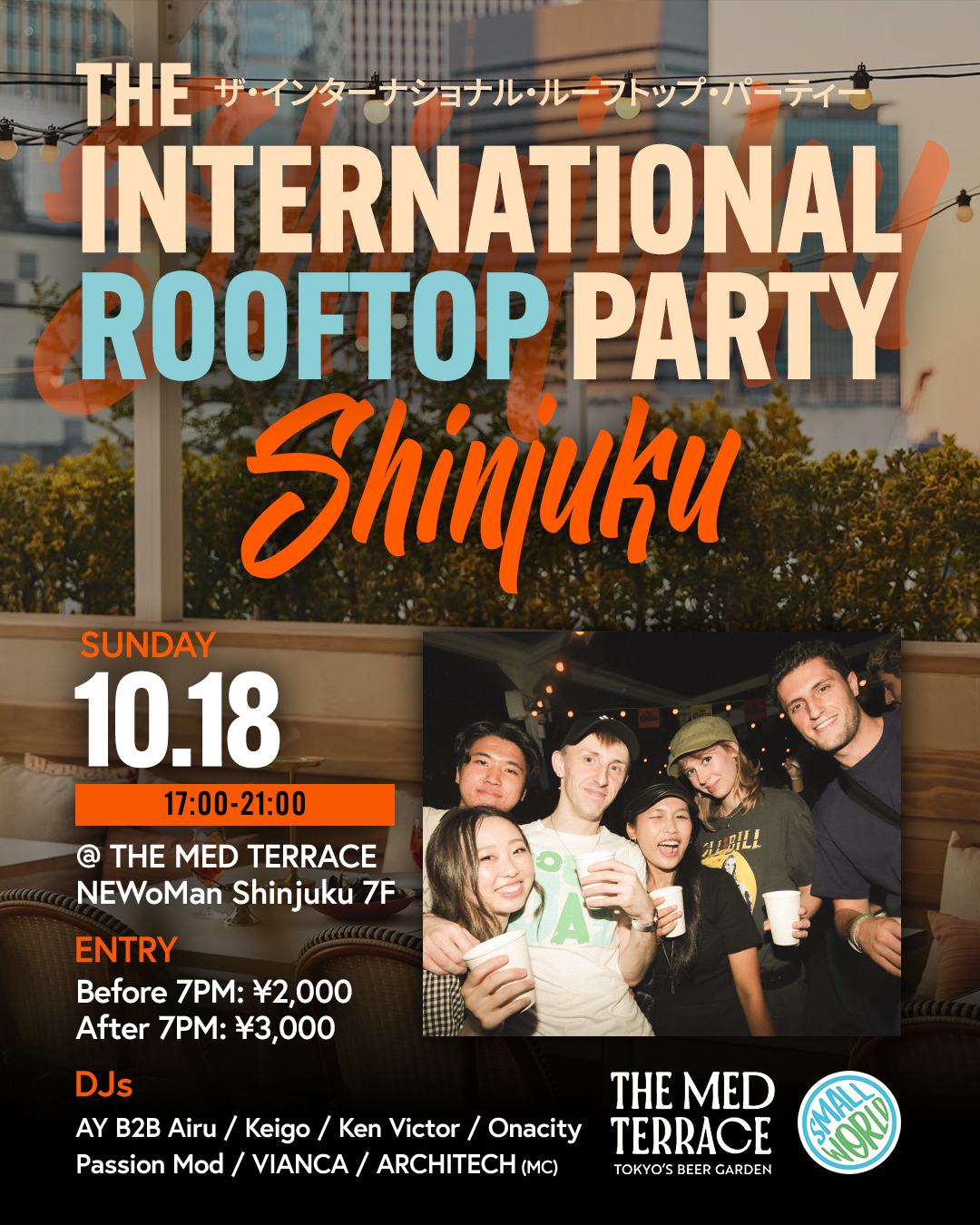 The International Rooftop Party in Shinjuku