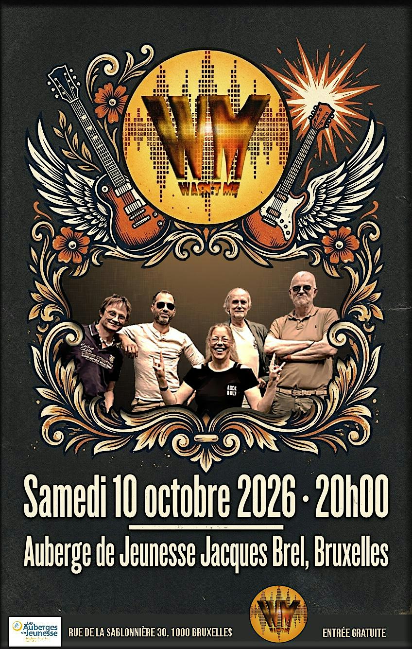 Wasn't Me! Live Greatest Rock songs, in Brussels, 10.10.26