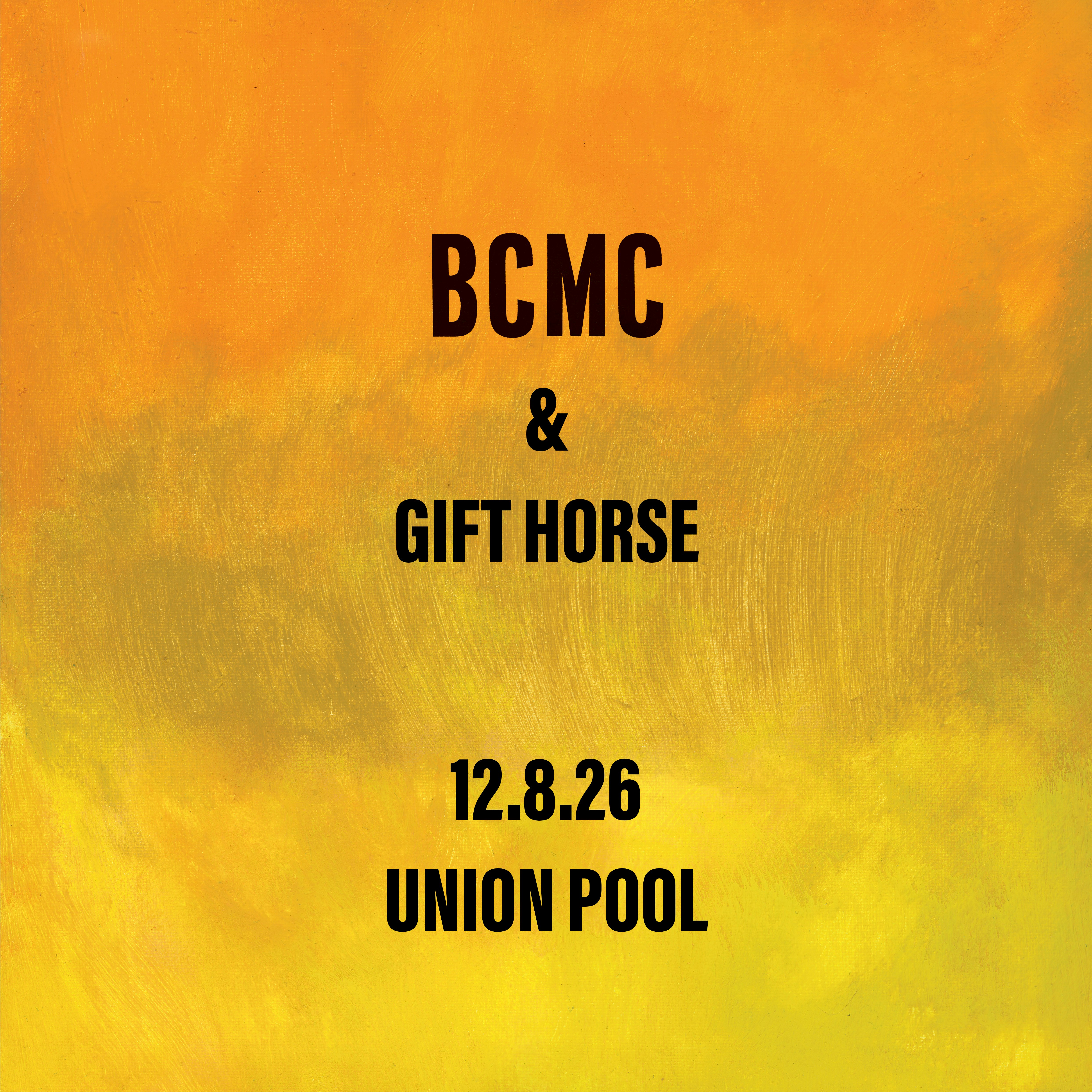 BCMC • GIFT HORSE