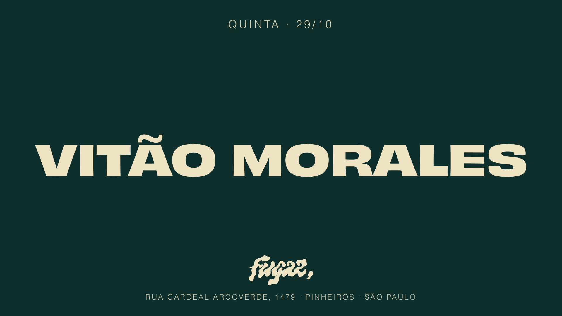 Fugaz recebe Vitão Morales