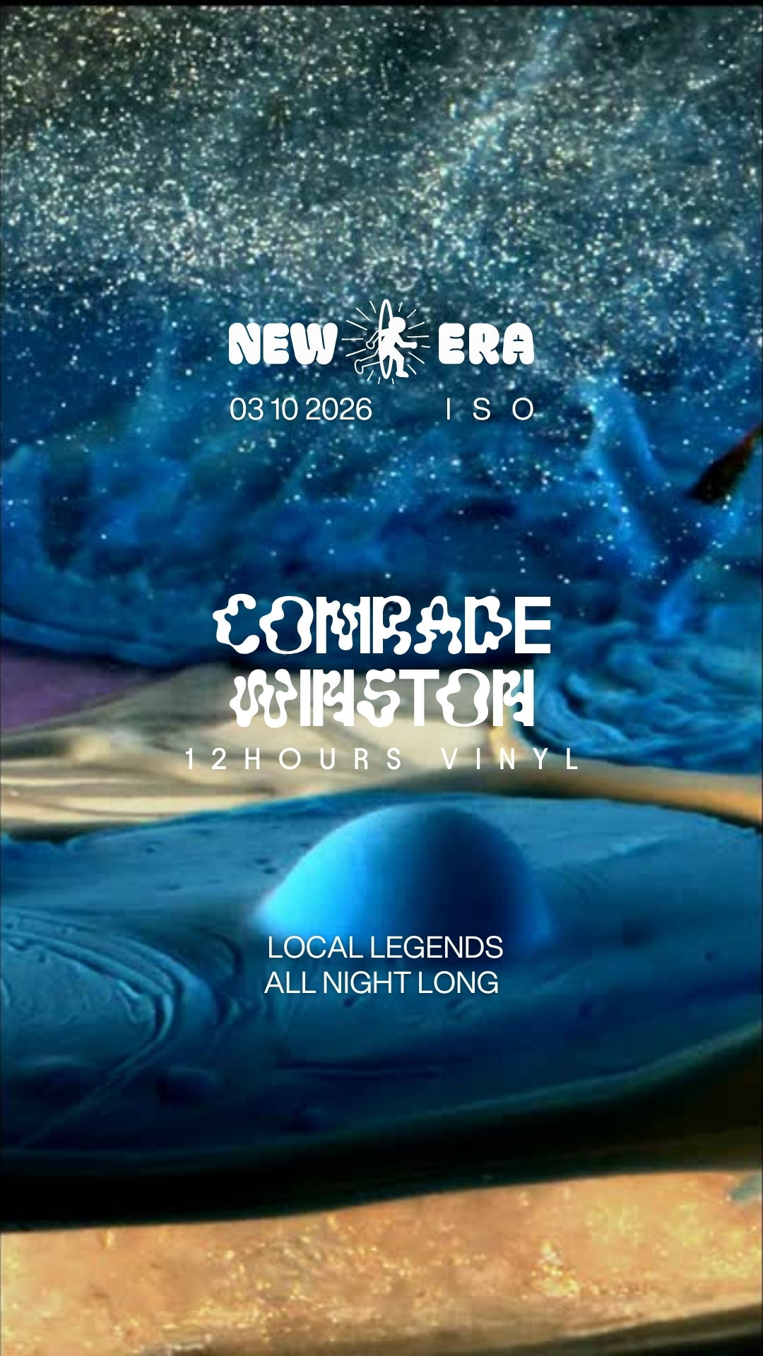 New Era sessions - Local Legends All Night Long - Comrade Winston - 12 hours vinyl