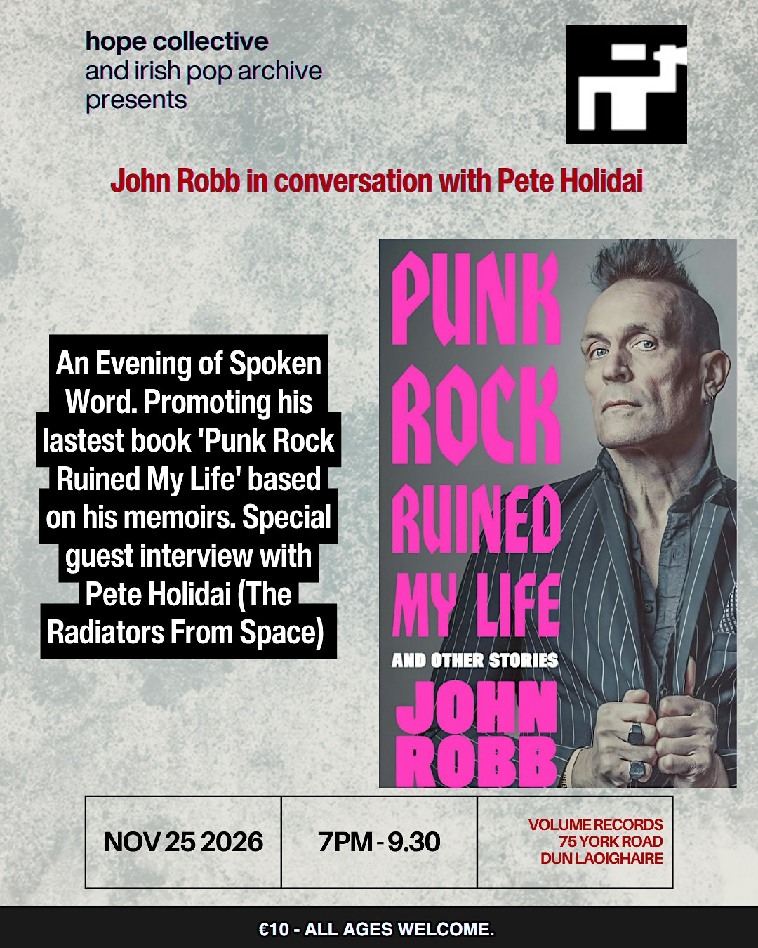 Punk Rock Ruined My Life with John Robb