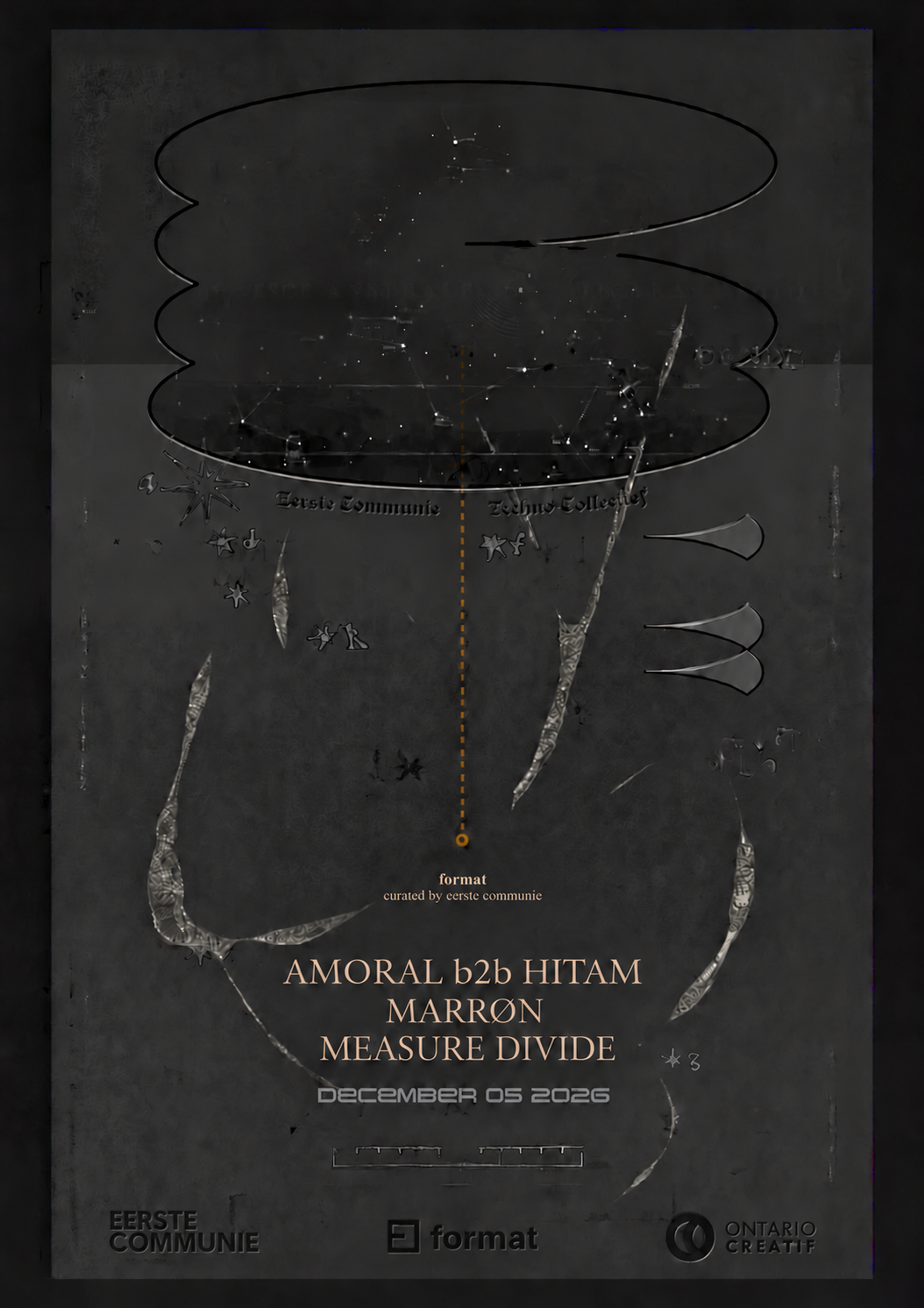 FORMAT x Eerste Communie: MARRØN / AMORAL / Hitam / Measure Divide
