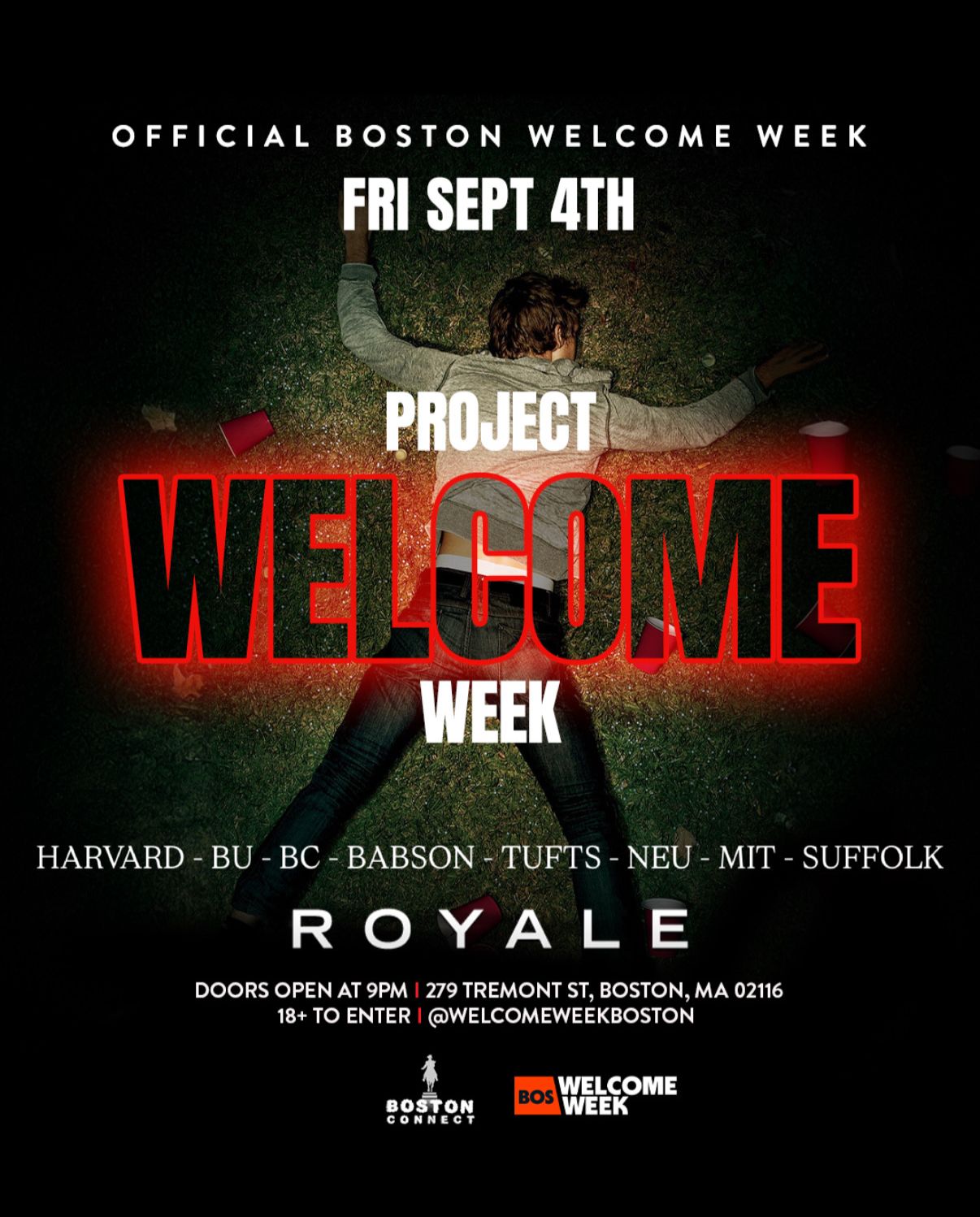 PROJECT WELCOME WEEK BOSTON @ Royale Night Club