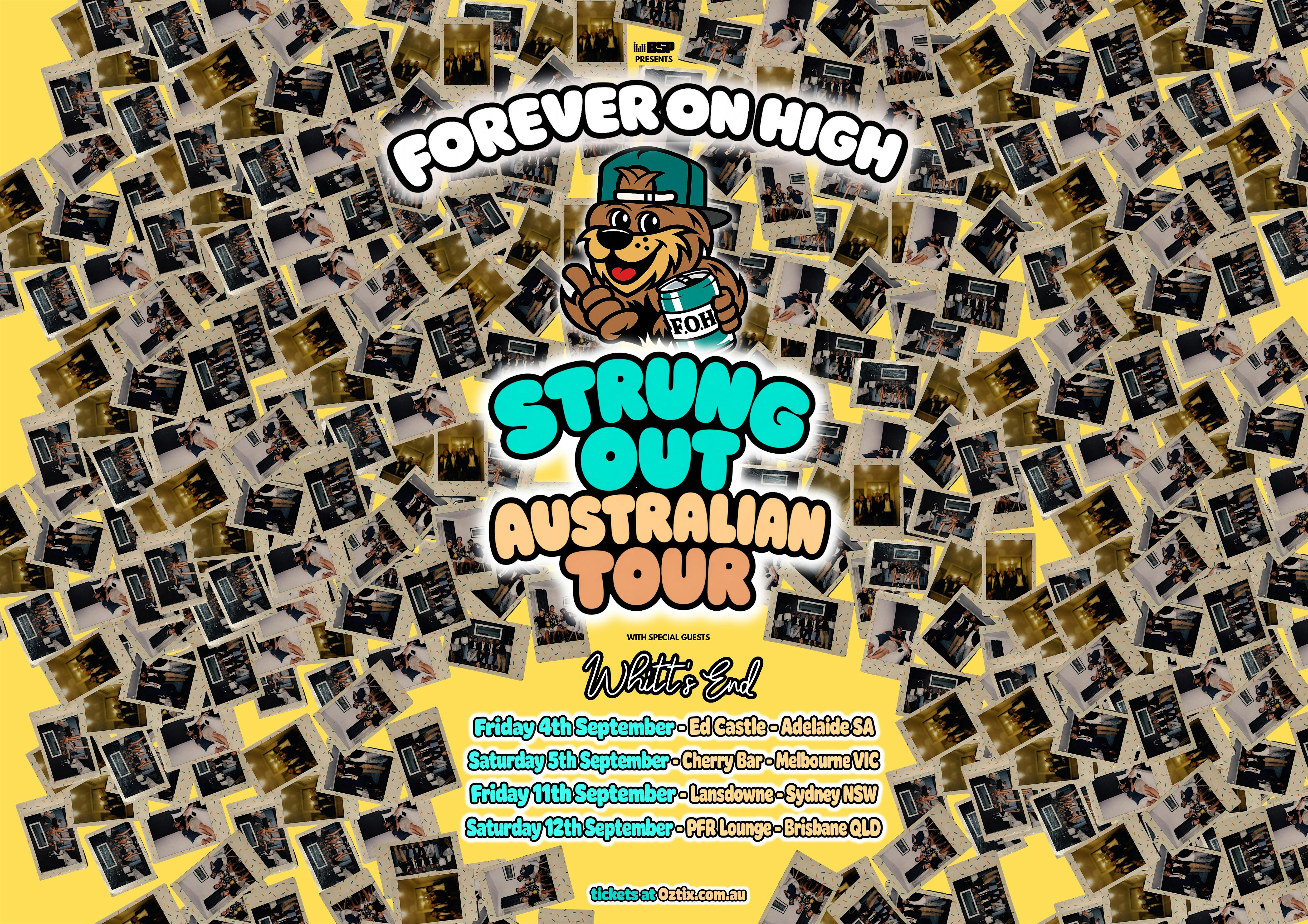 Forever On High- Strung out Australian Tour@ Cherry Bar Sat Sep 5th