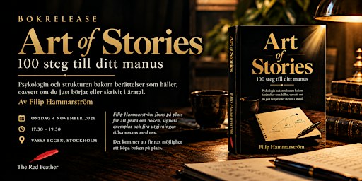 Bokrelease: Art of Stories - 100 steg till ditt manus