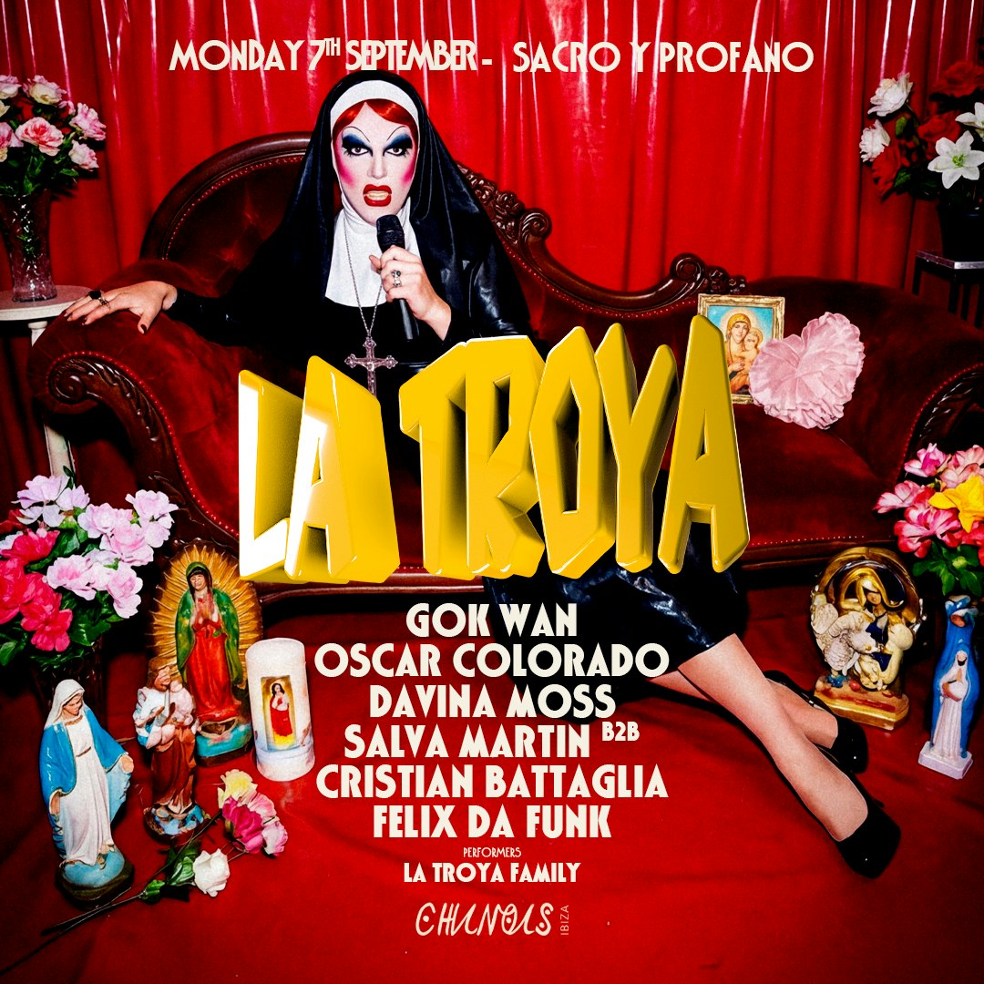 La Troya: Gok Wan, Oscar Colorado, Davina Moss, Salva Martin, B2B, Cristian Battaglia, Felix Da Funk