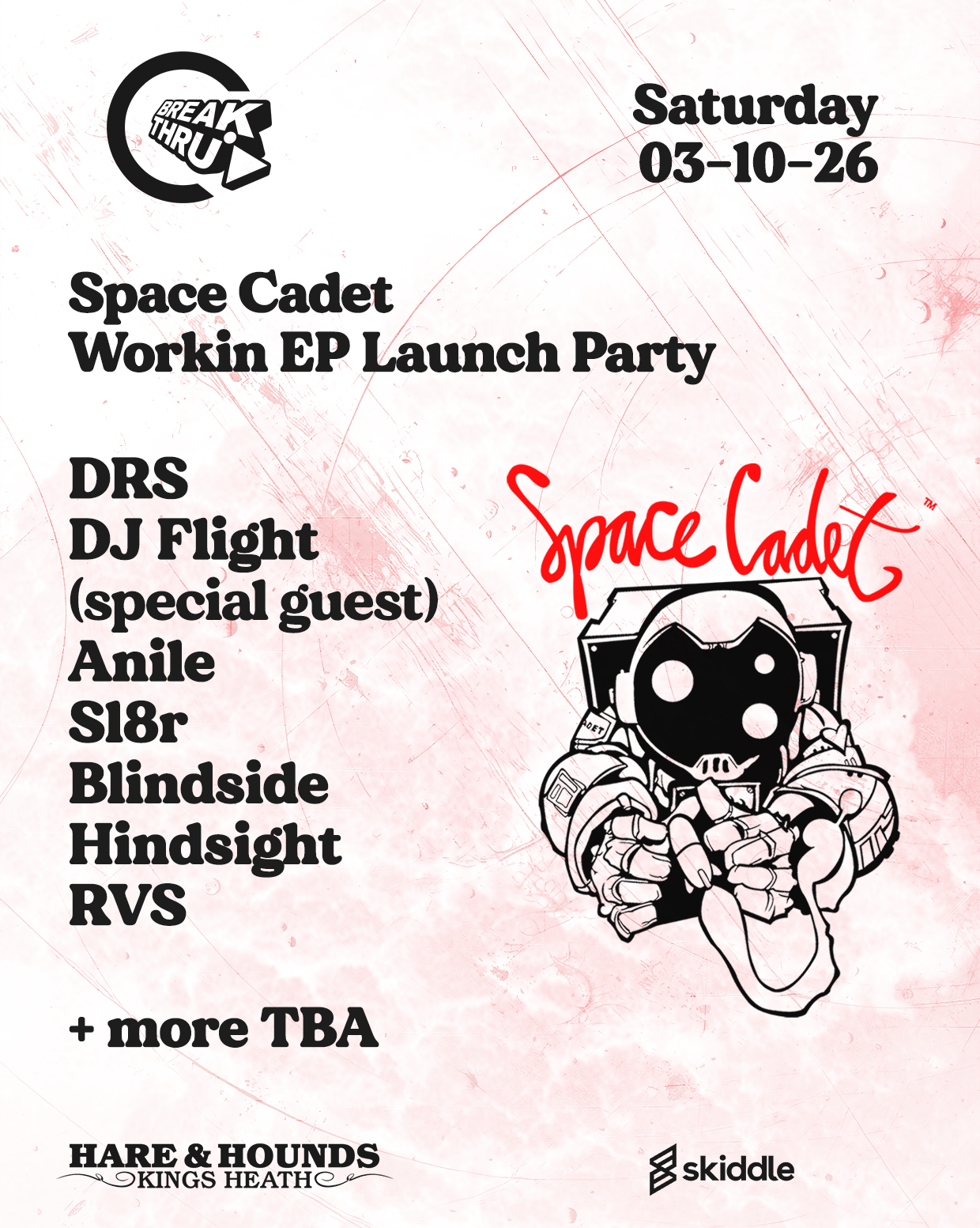 Space Cadet DRS, DJ Flight, Anile, SL8R