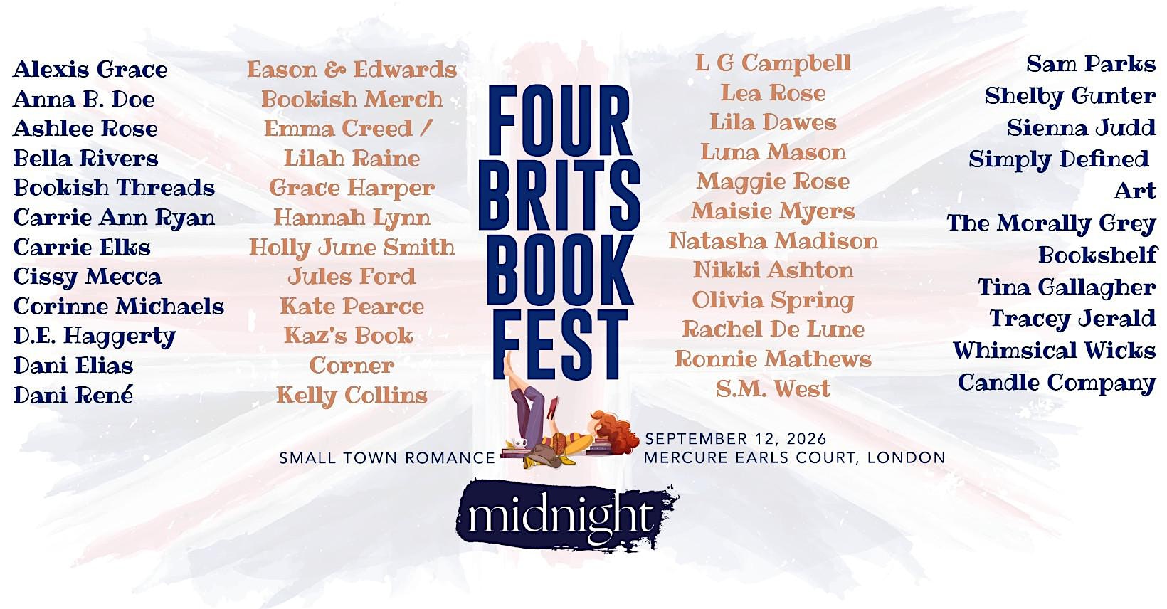 Four Brits Book Fest Small Town Romance