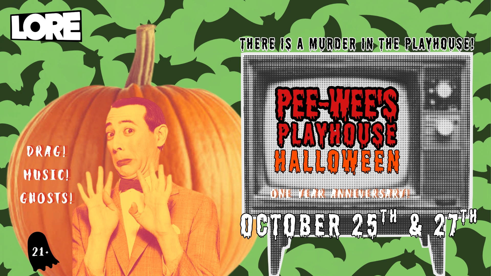 Pee Wee's Halloween  - Dinner Special!