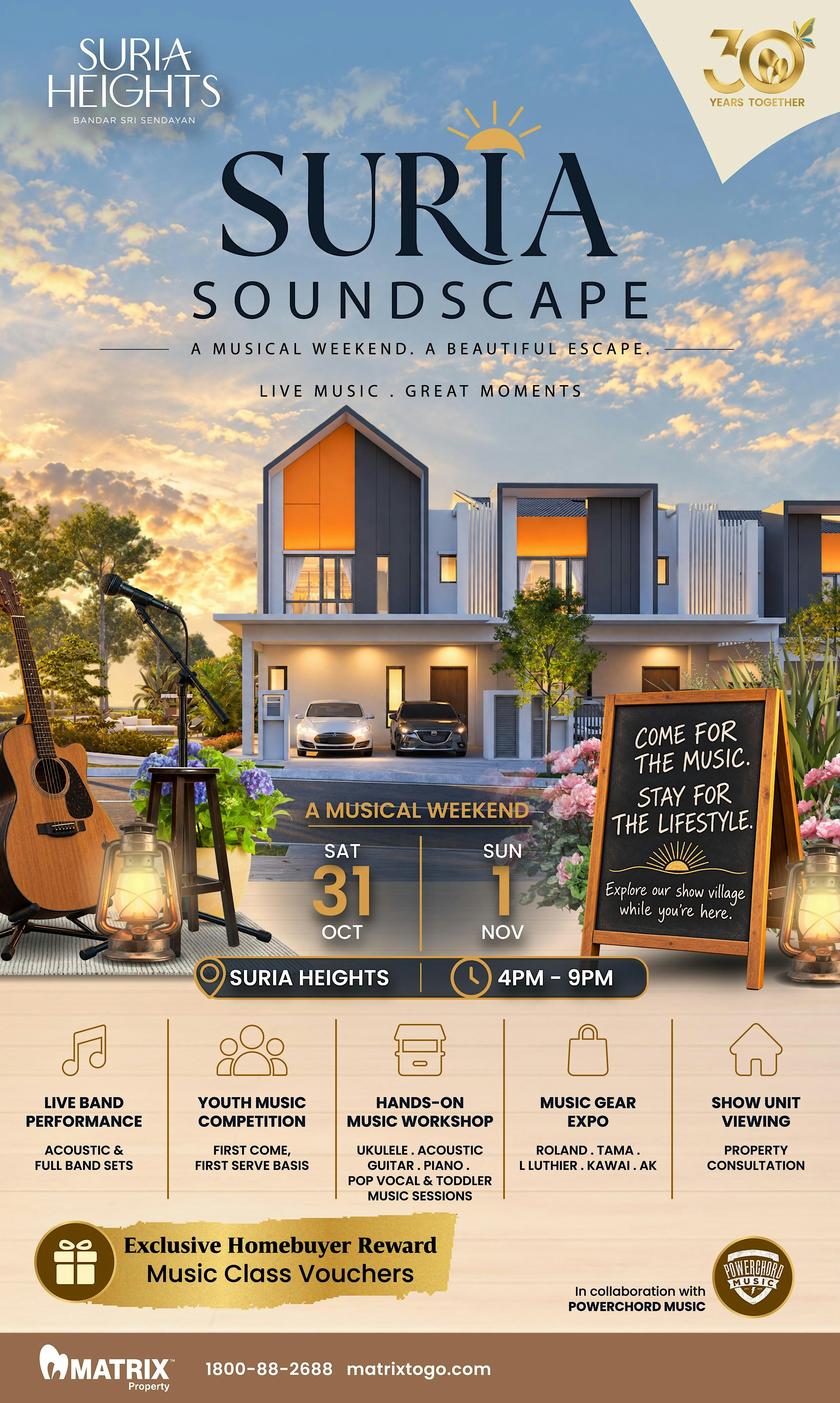 Suria Soundscape – A Musical Weekend. A Beautiful Escape!