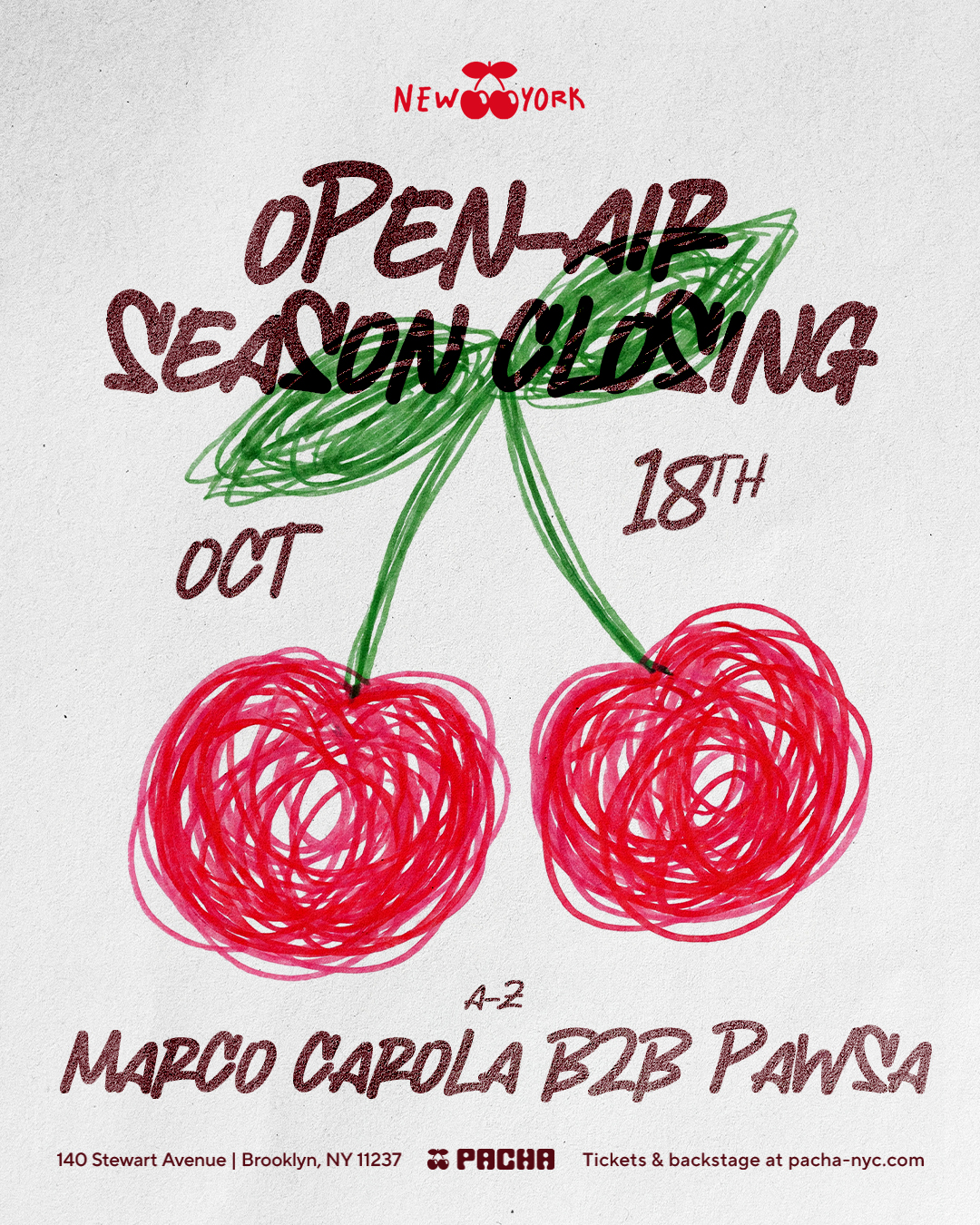 Marco Carola b2b PAWSA - Pacha Open-Air Season Closing