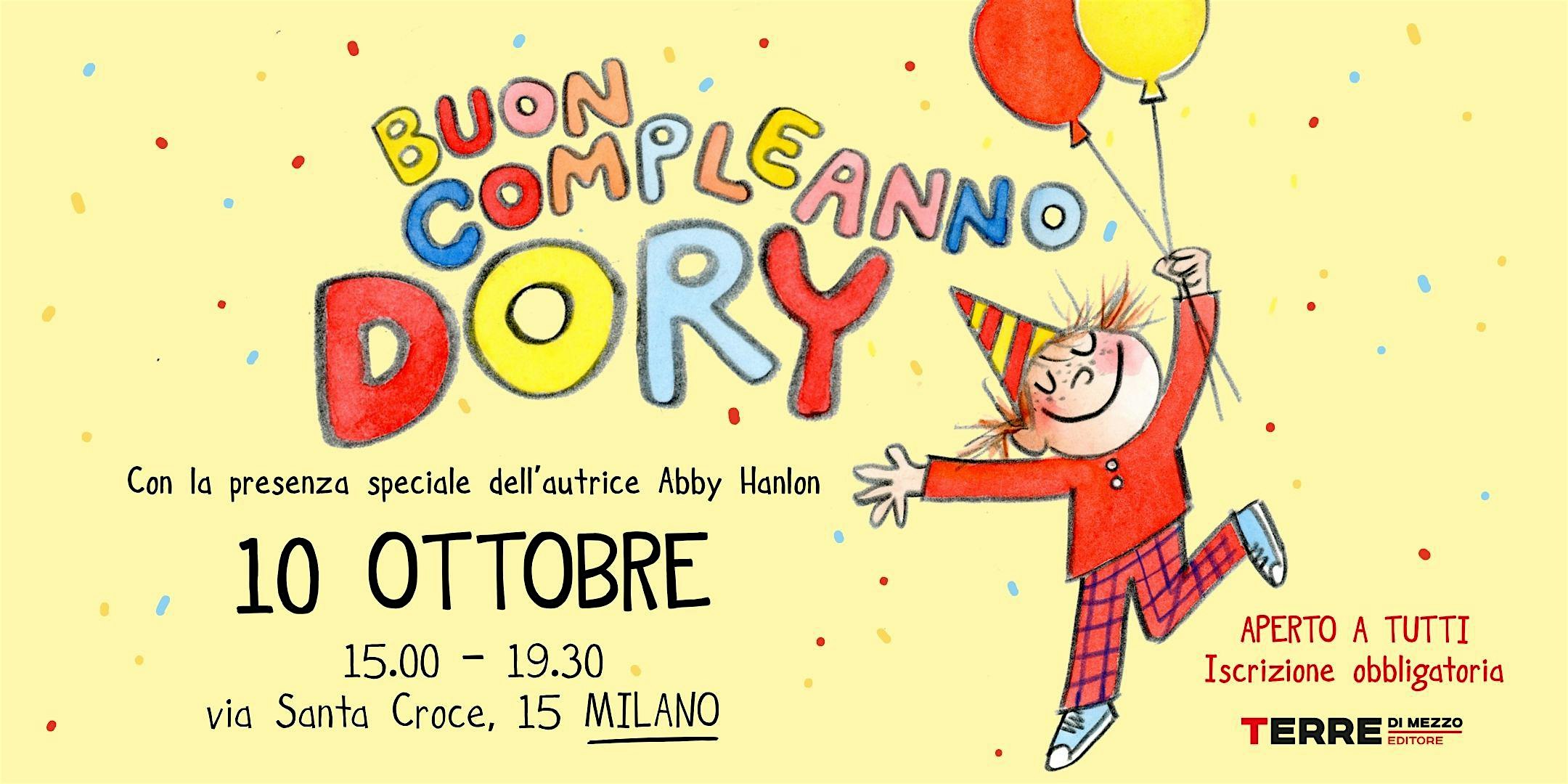 La festa di Dory Fantasmagorica! Con l’autrice Abby Hanlon