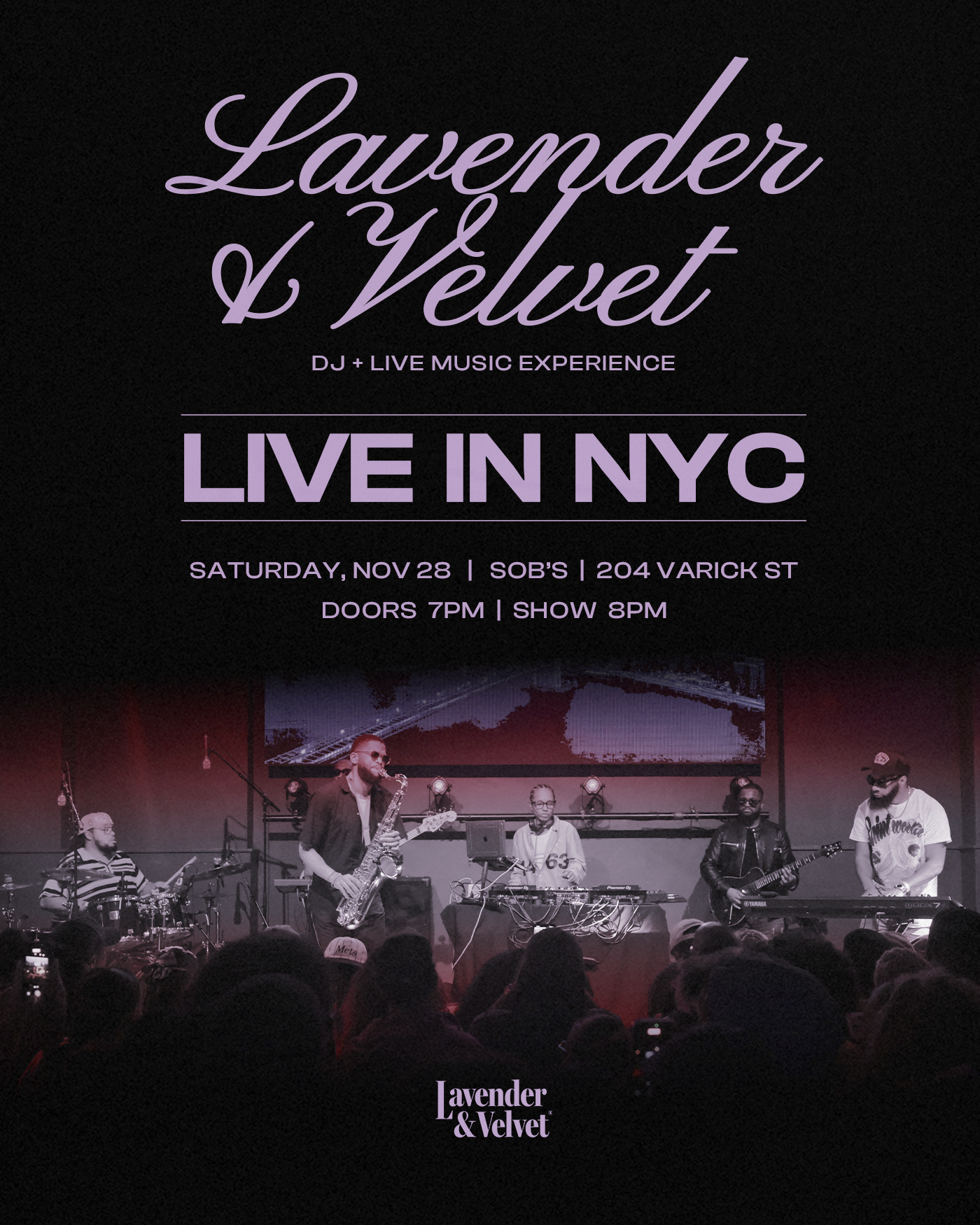 SOB's presents: Lavender & Velvet