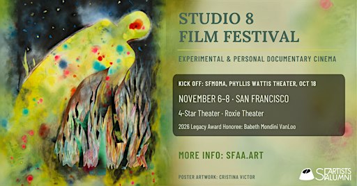 Full Weekend Pass, Studio 8 Film Festival 2026, Nov 6–8, San Francisco