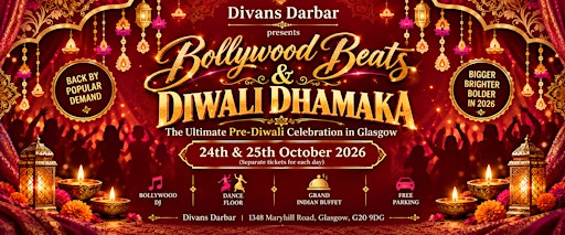 Bollywood Beats & Diwali Dhamaka at Divans Darbar Indian Restaurant