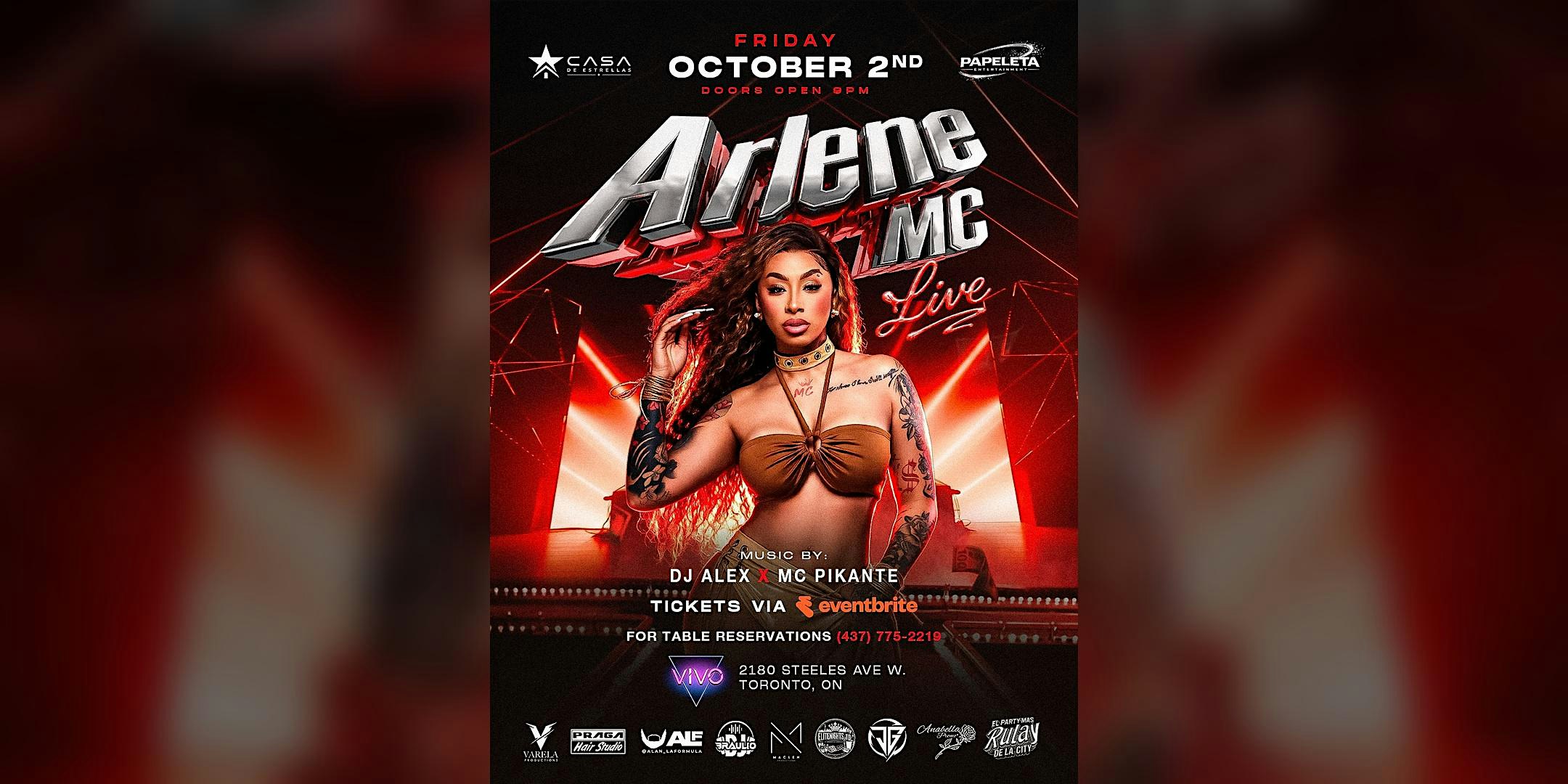 ARLENE MC LIVE IN TORONTO
