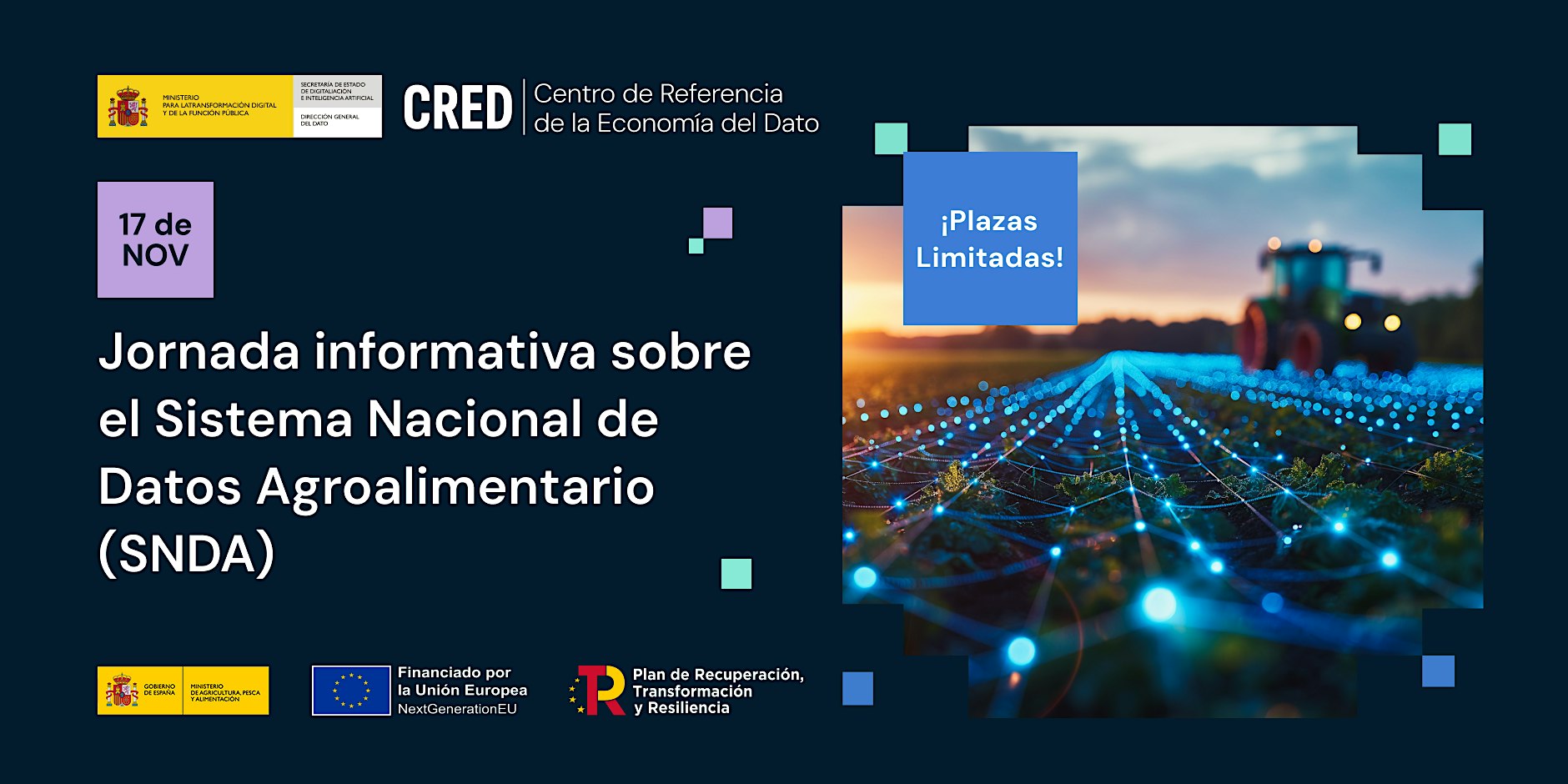 Jornada informativa sobre el Sistema Nacional de Datos Agroalimentario